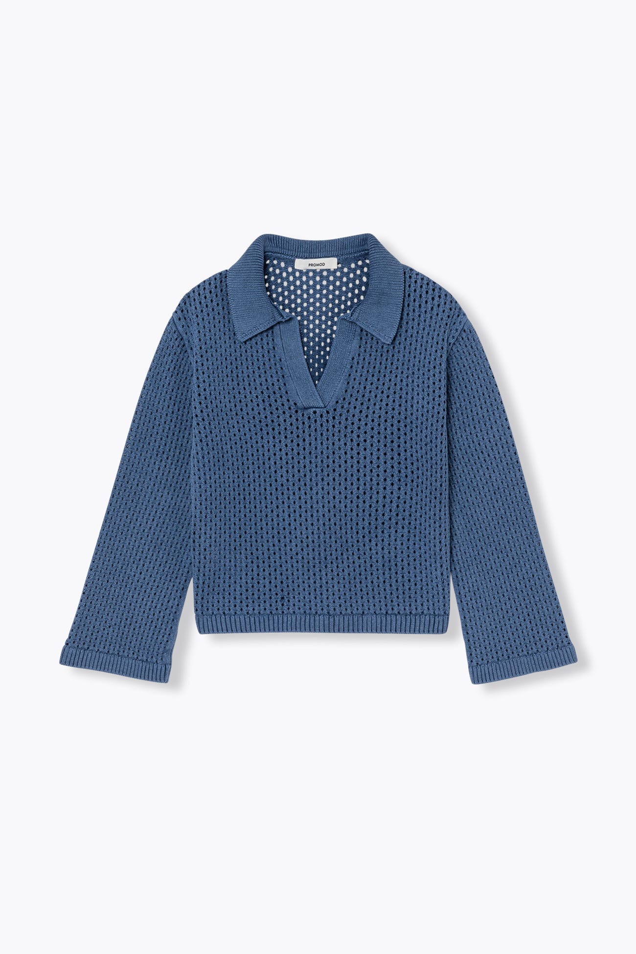 Pullover mit Polokragen