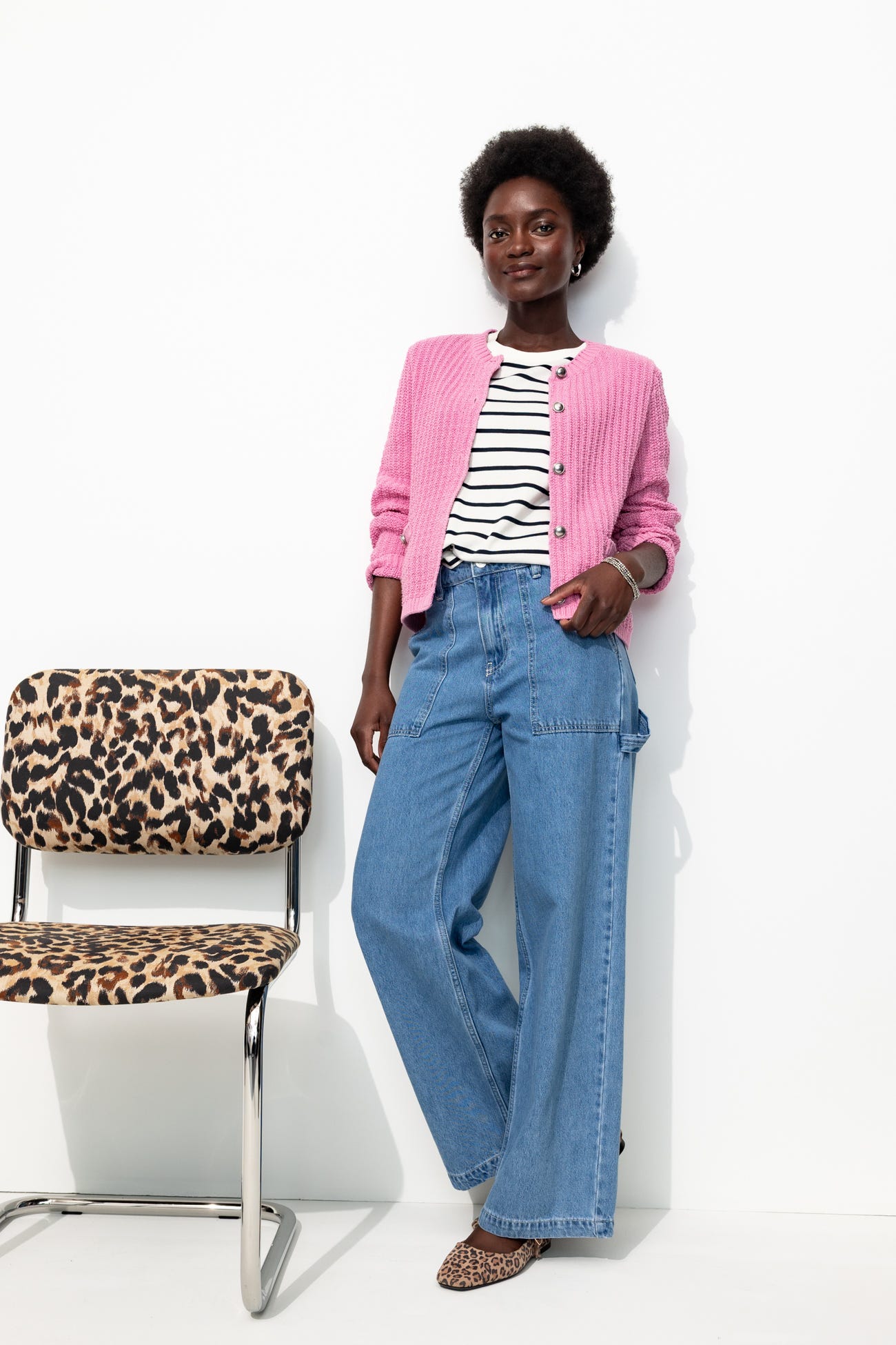 Cardigan à épaulettes Femme