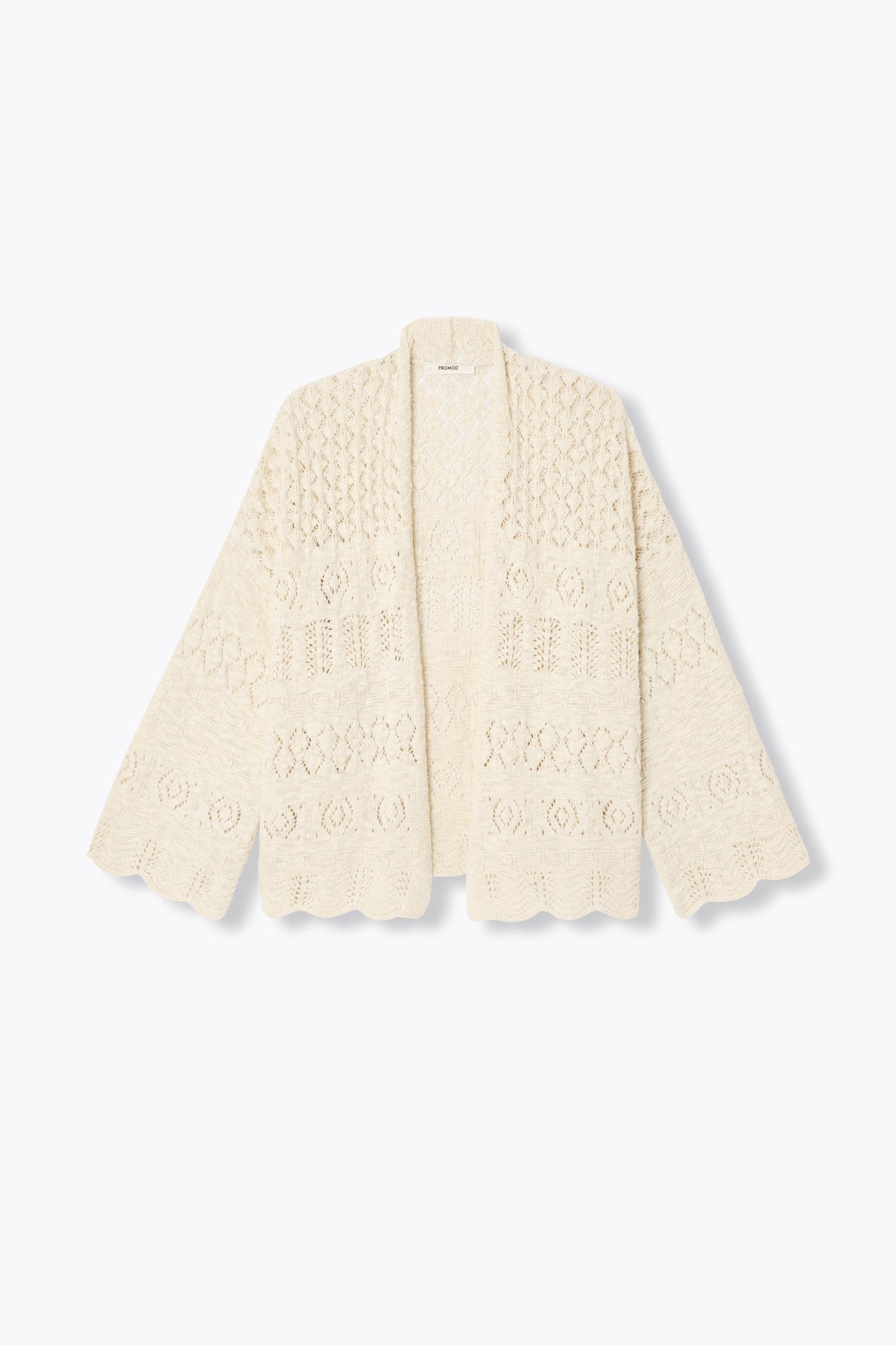 Cardigan oversize ajouré Femme