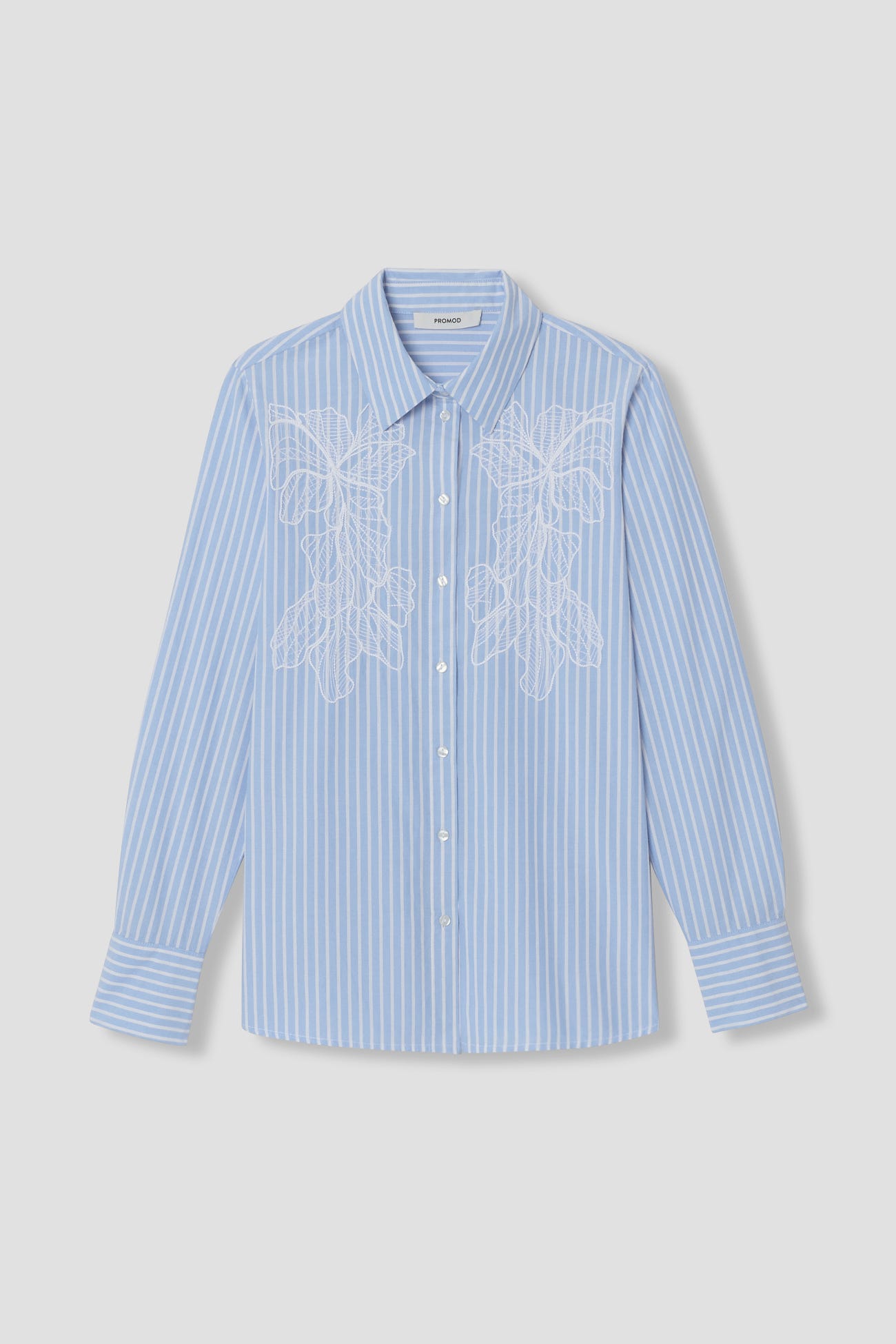 Maxi camicia ricamata