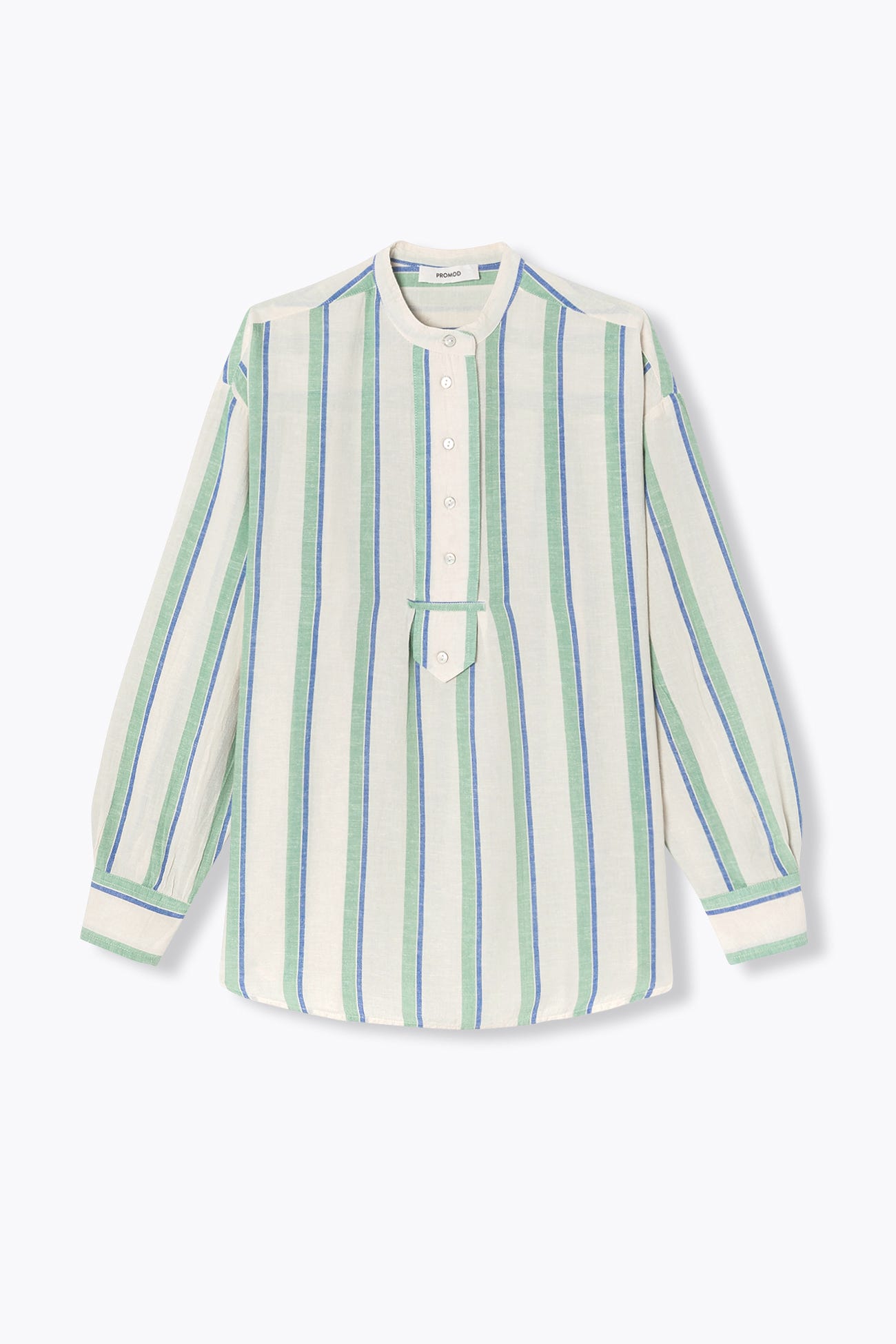 Chemise oversize rayée Femme