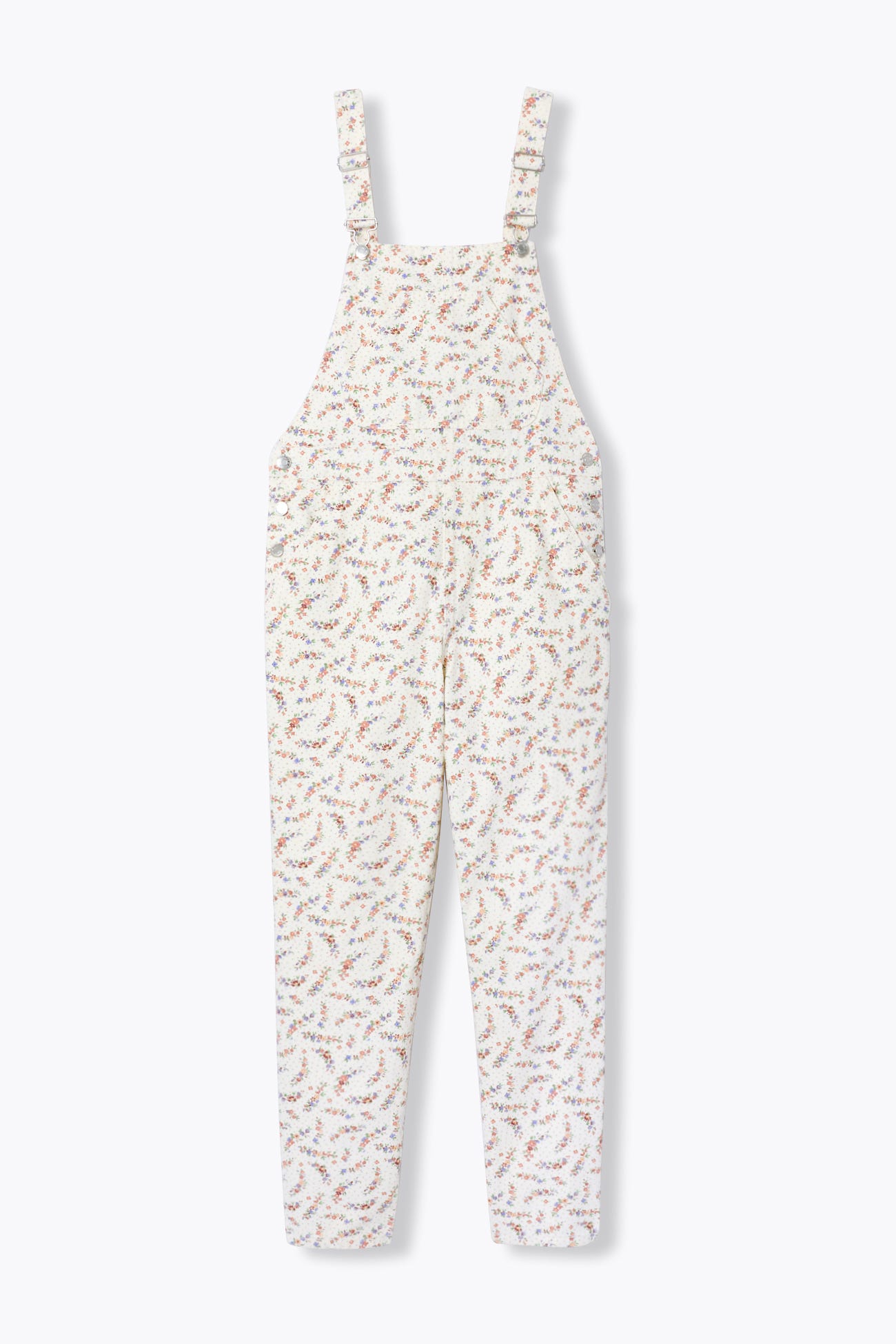 Geblümte Latzhose