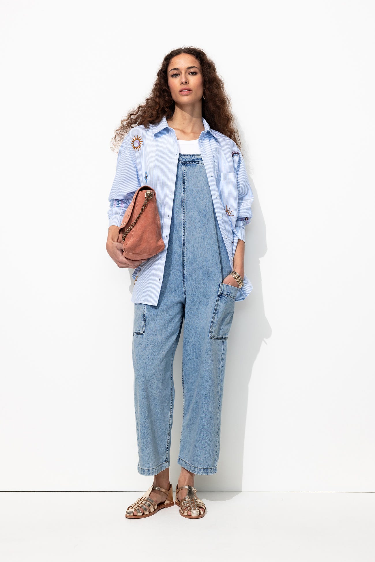 Combinaison salopette en jean