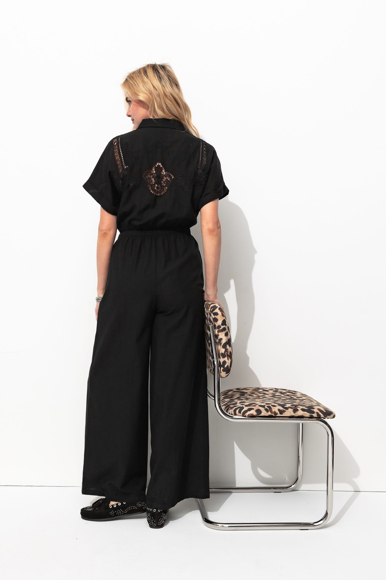 Jumpsuit ricamata