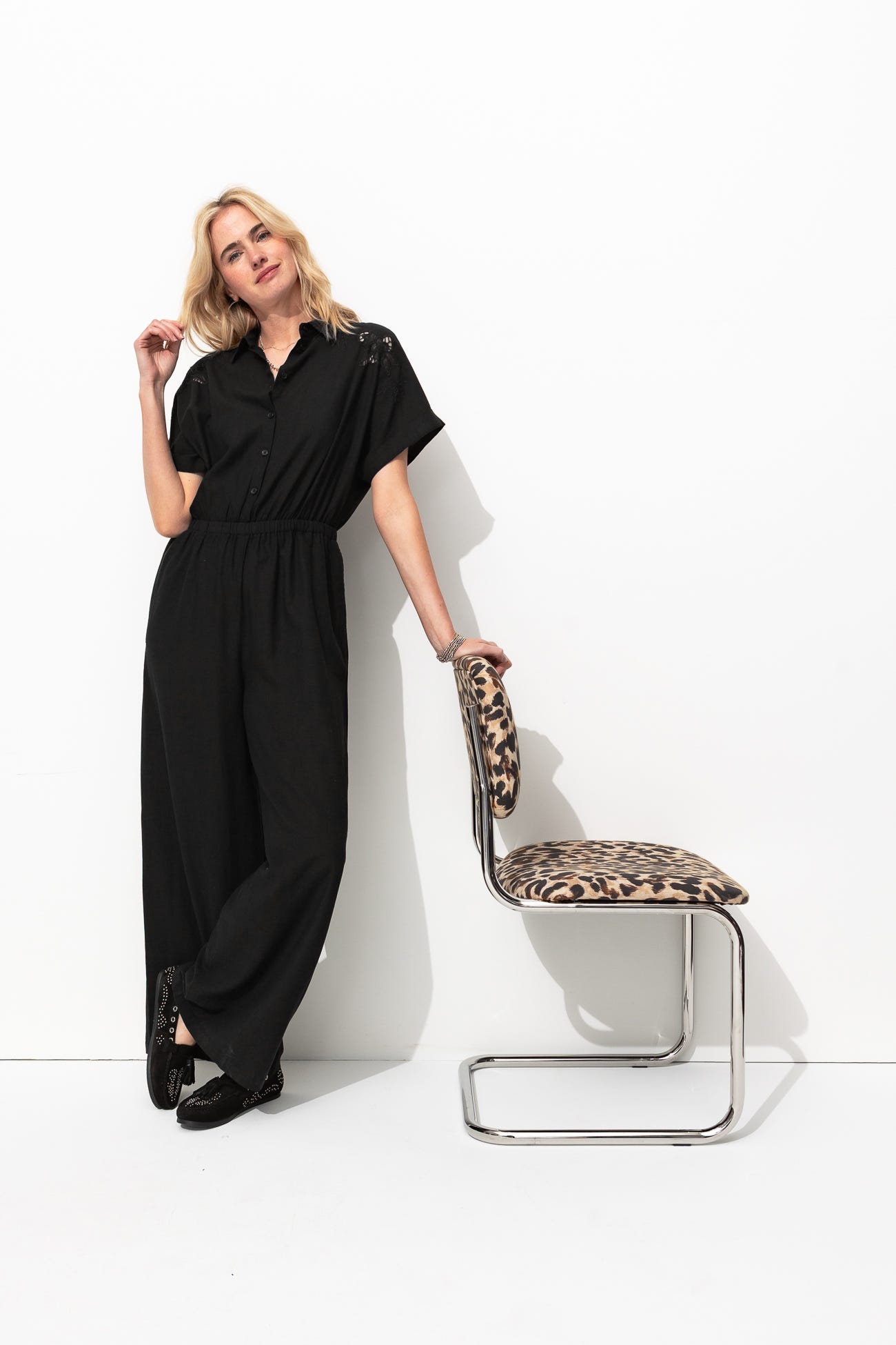 Jumpsuit ricamata