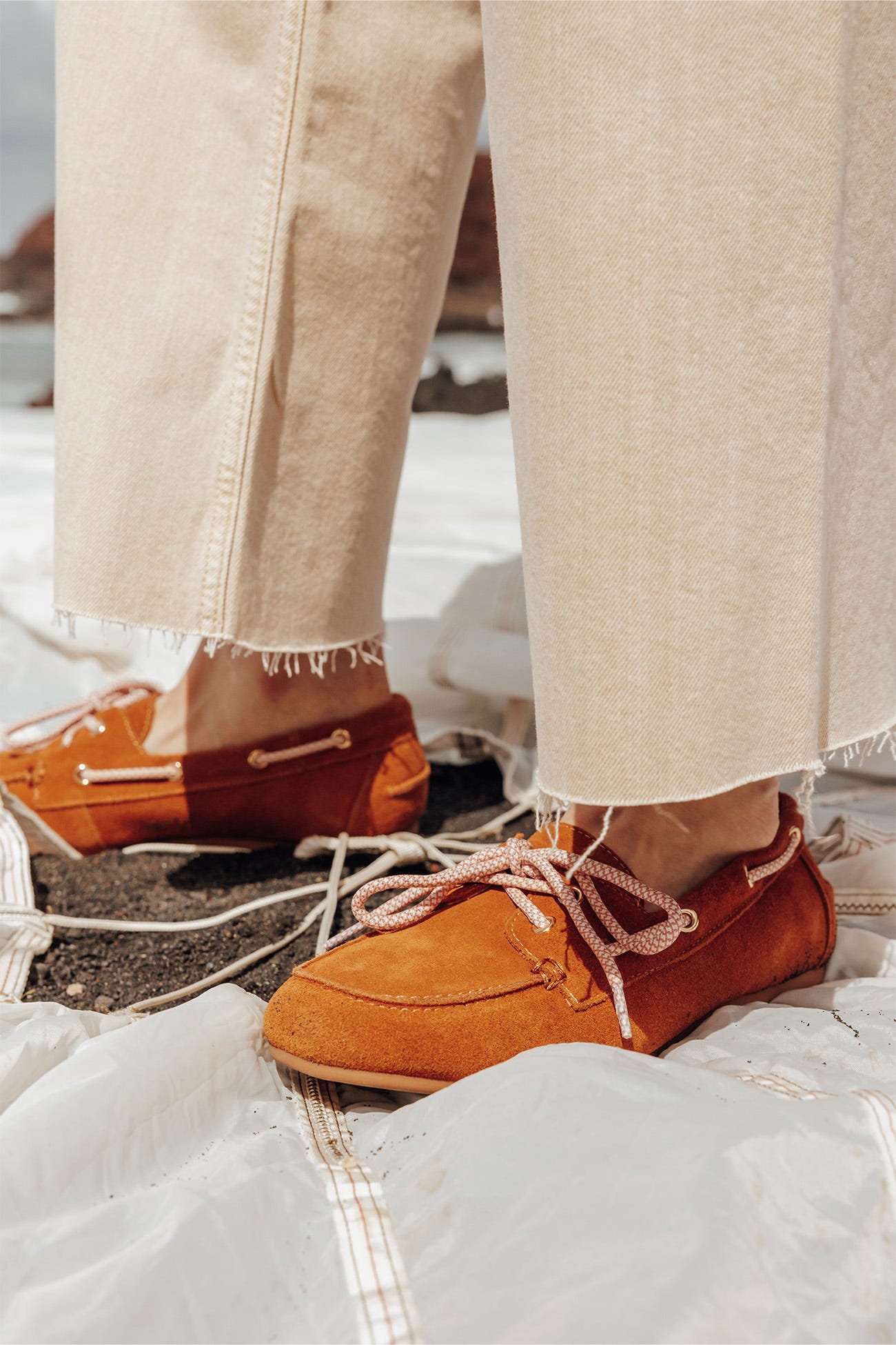 Mocasines piel de ante