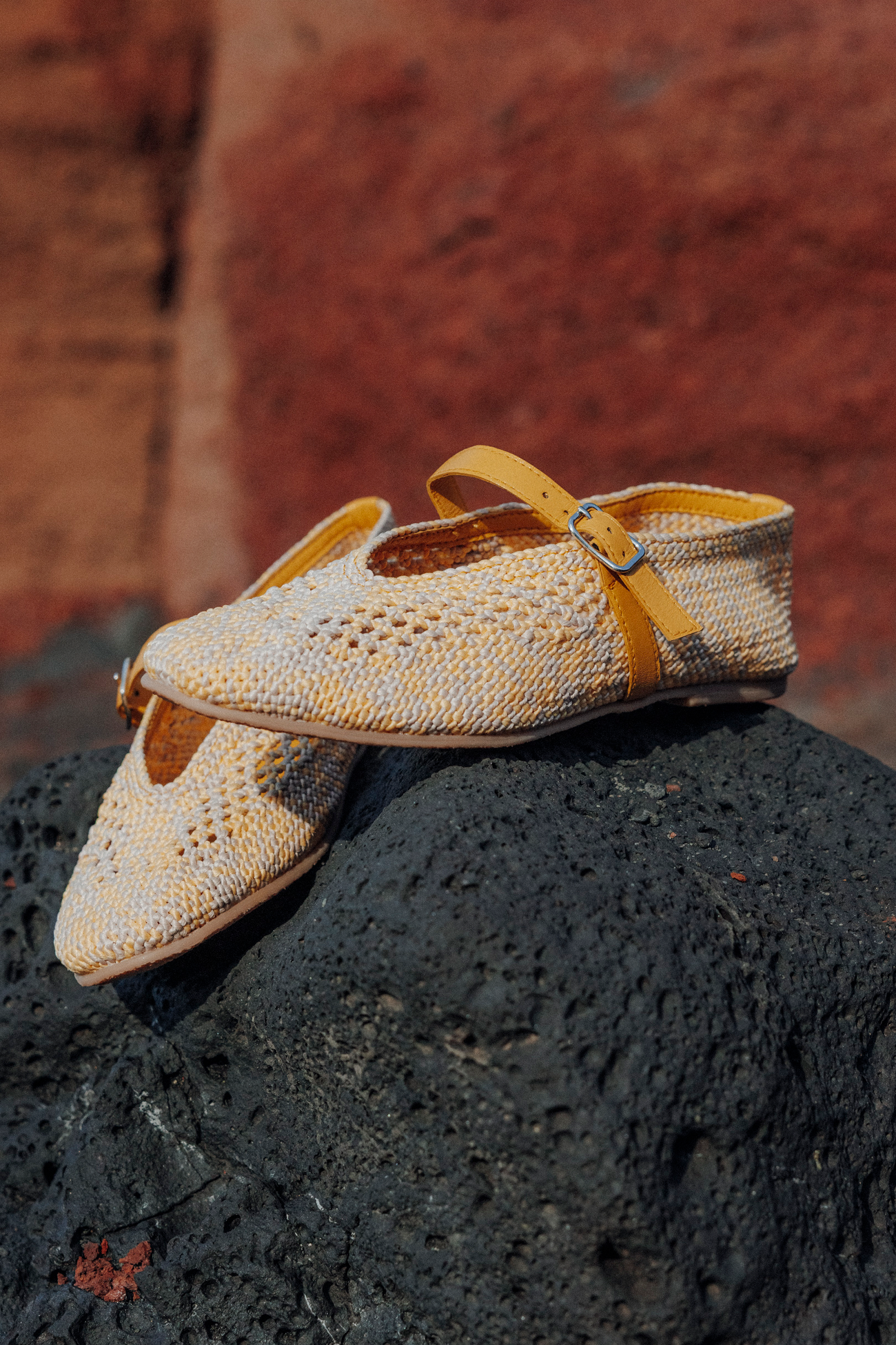 Häkel-Riemchenballerinas