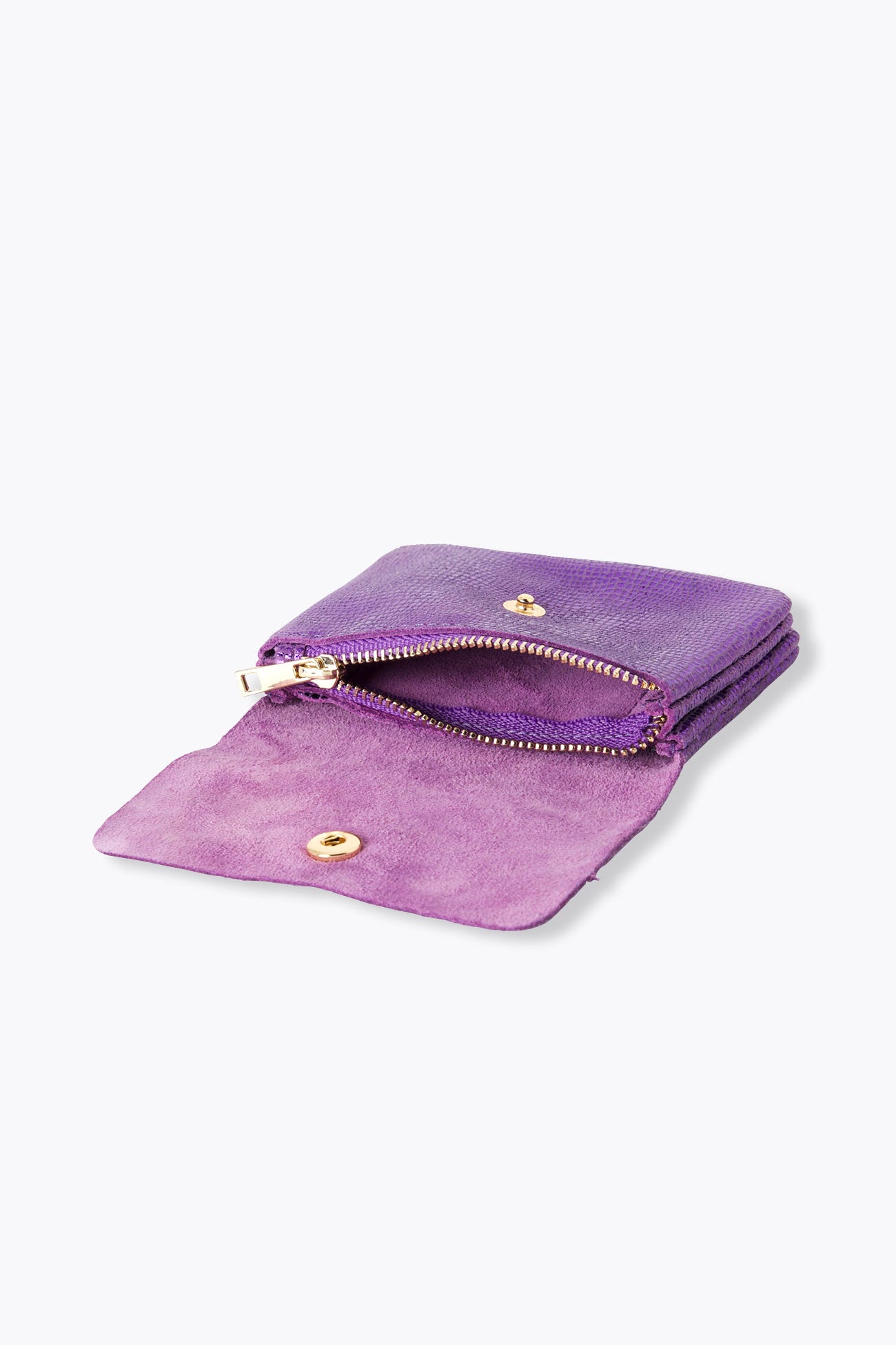 Petit porte-monnaie cuir irisé