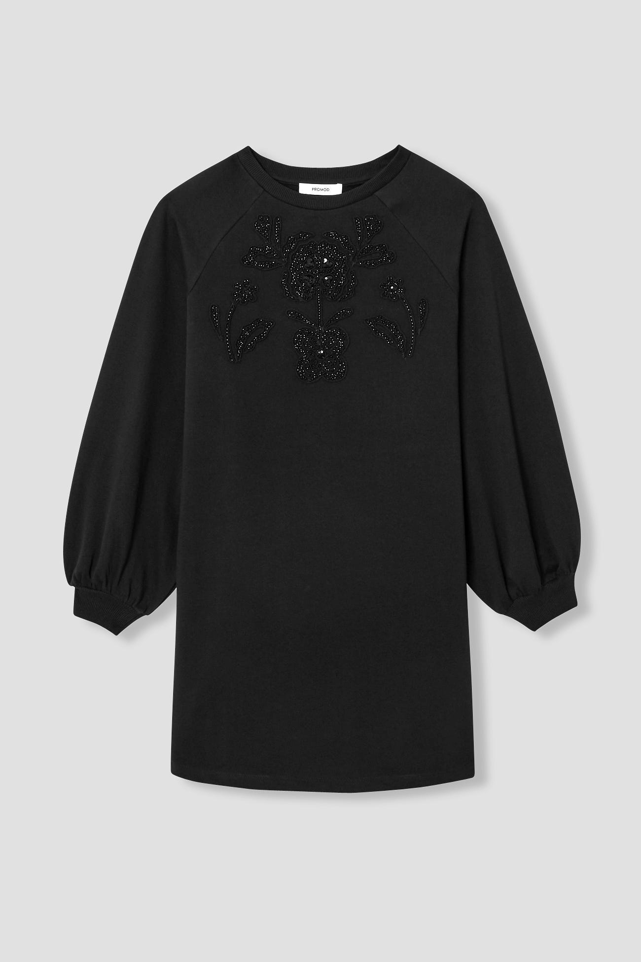 Robe en molleton perlé Femme