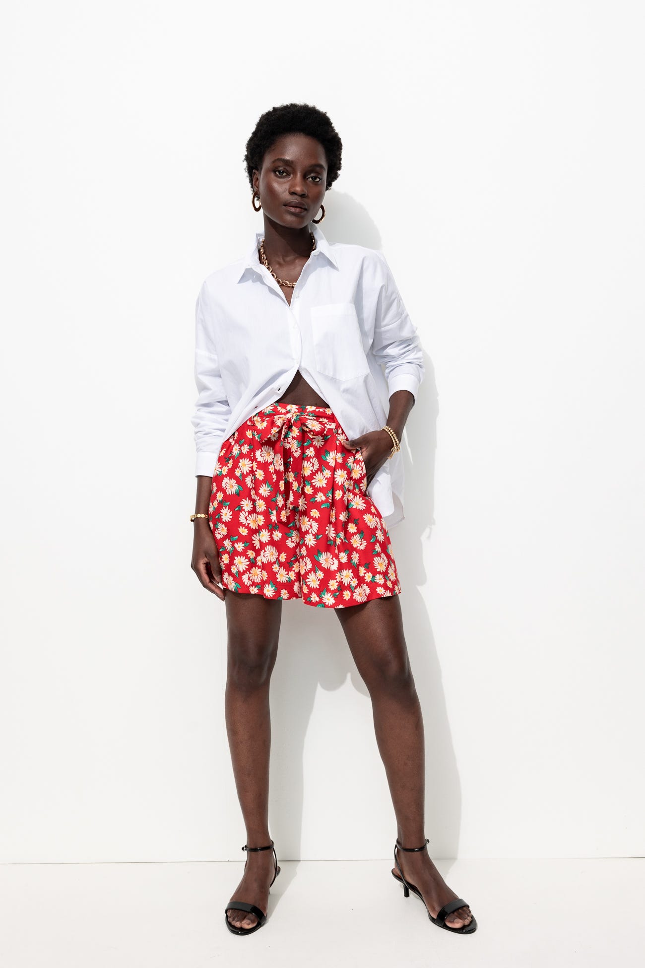 Short taille haute éco-conçu