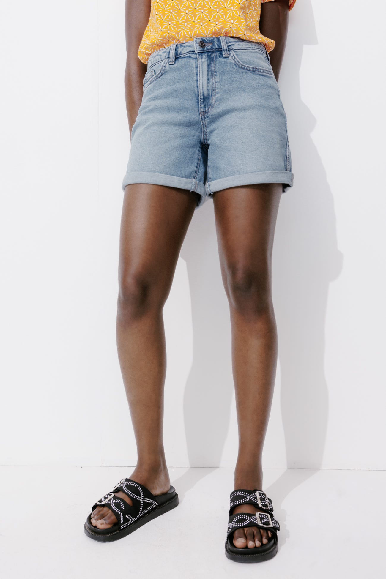 Denim shorts
