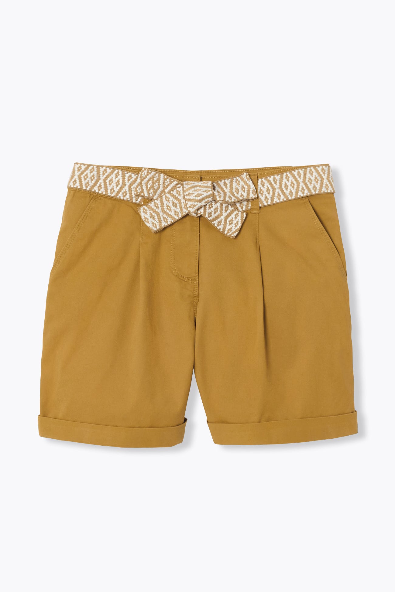 Short à pinces + ceinture