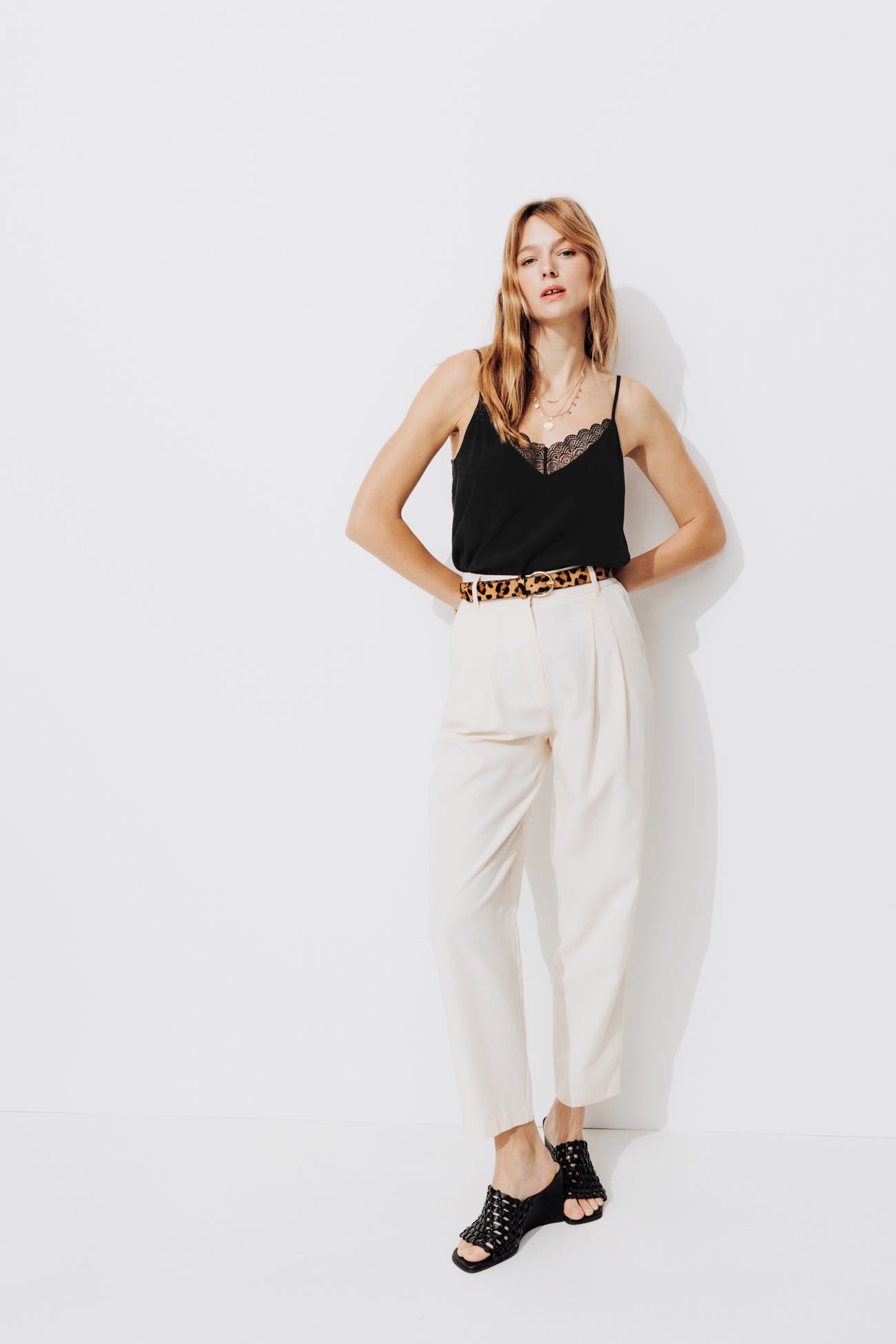 Gemustertes Lingerie-Top