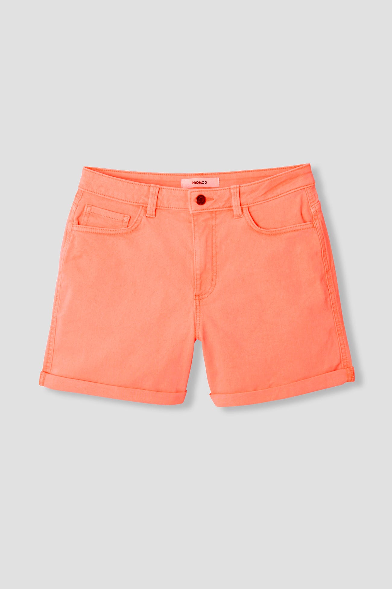 Unifarbene Canvas-Shorts