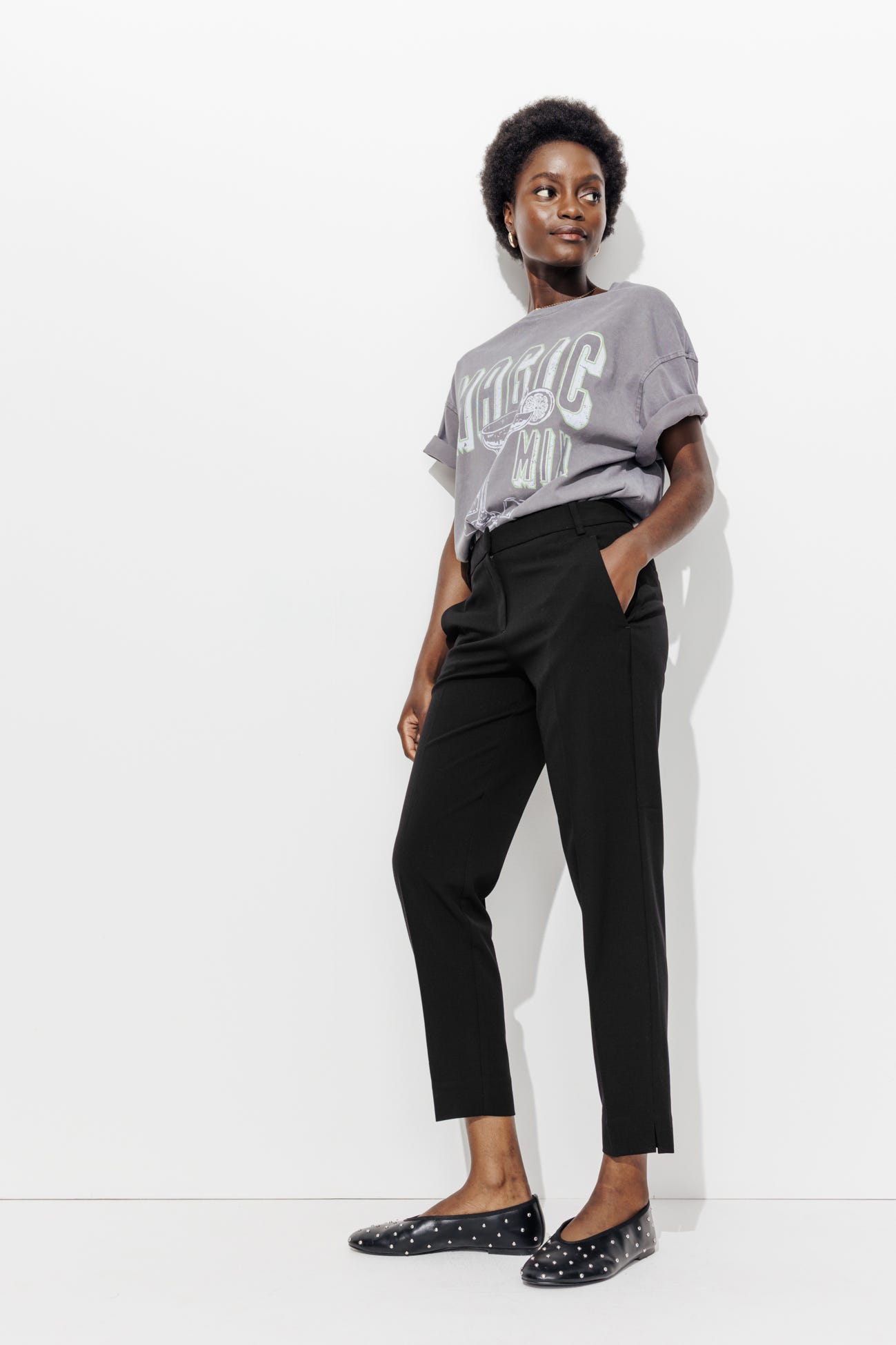 Pantalon cigarette Femme