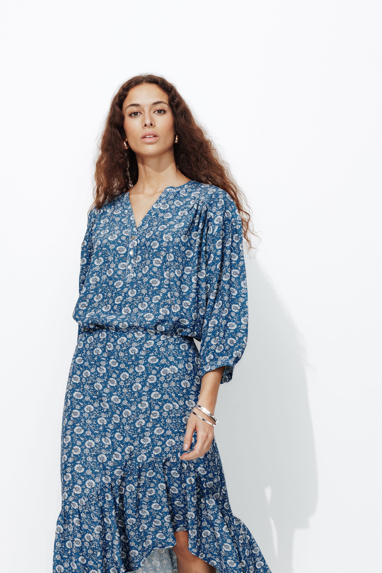 Blouse oversize imprimée