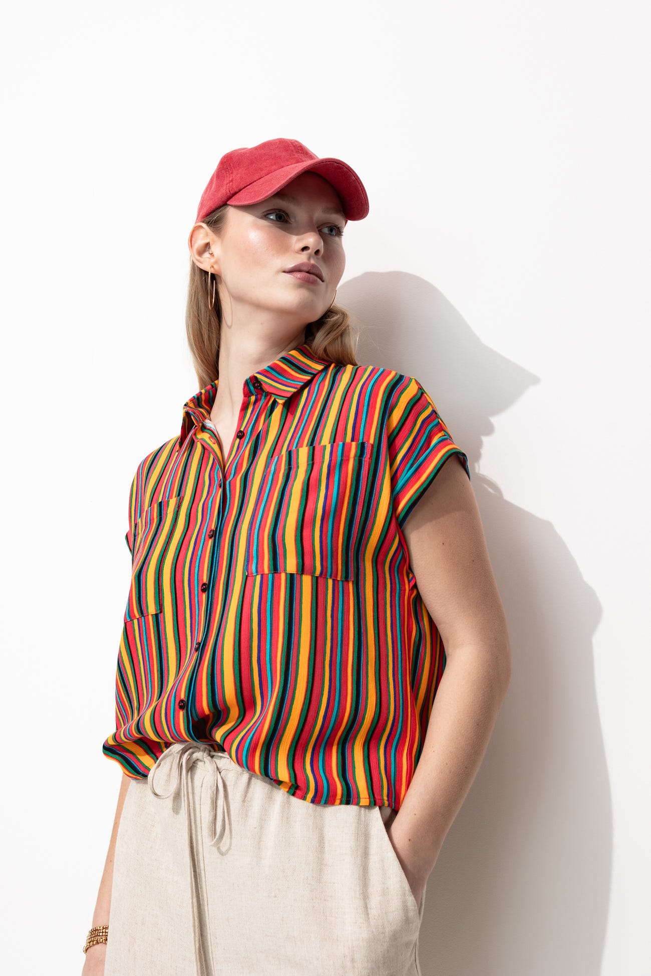 Chemise manches courtes Femme