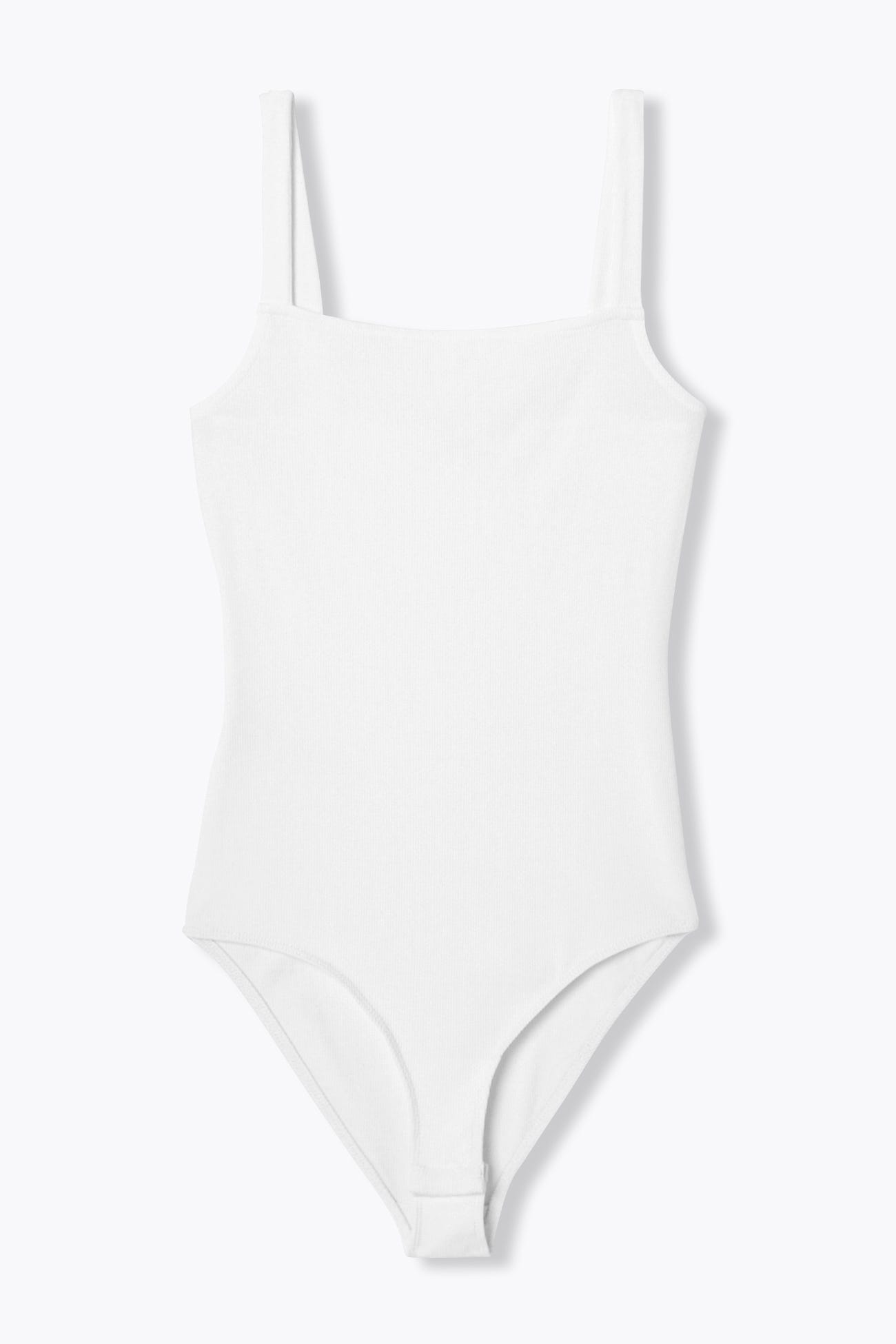 Body a costine con spalline