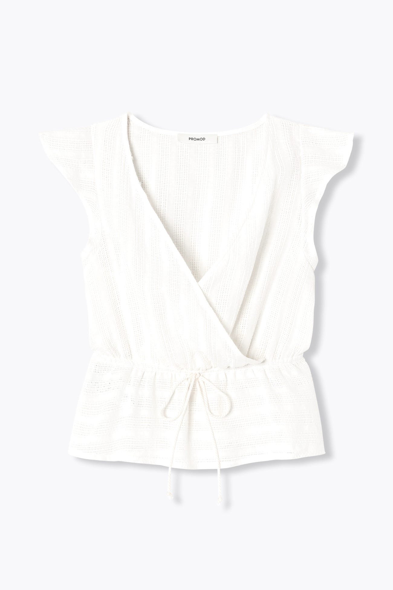 Blouse effet cache-cœur Femme