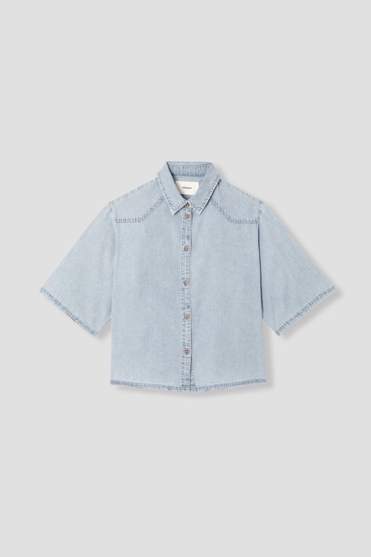 Camicia a righe in cotone