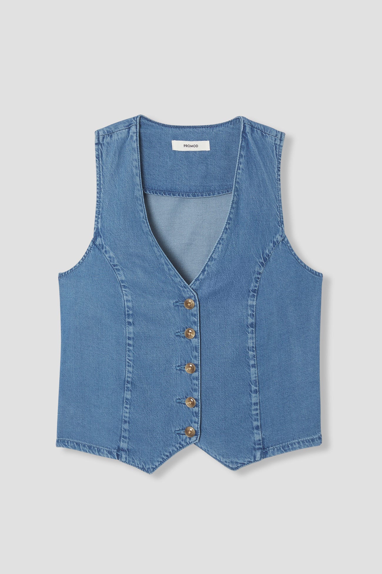 Gilet sans manches en lyocell