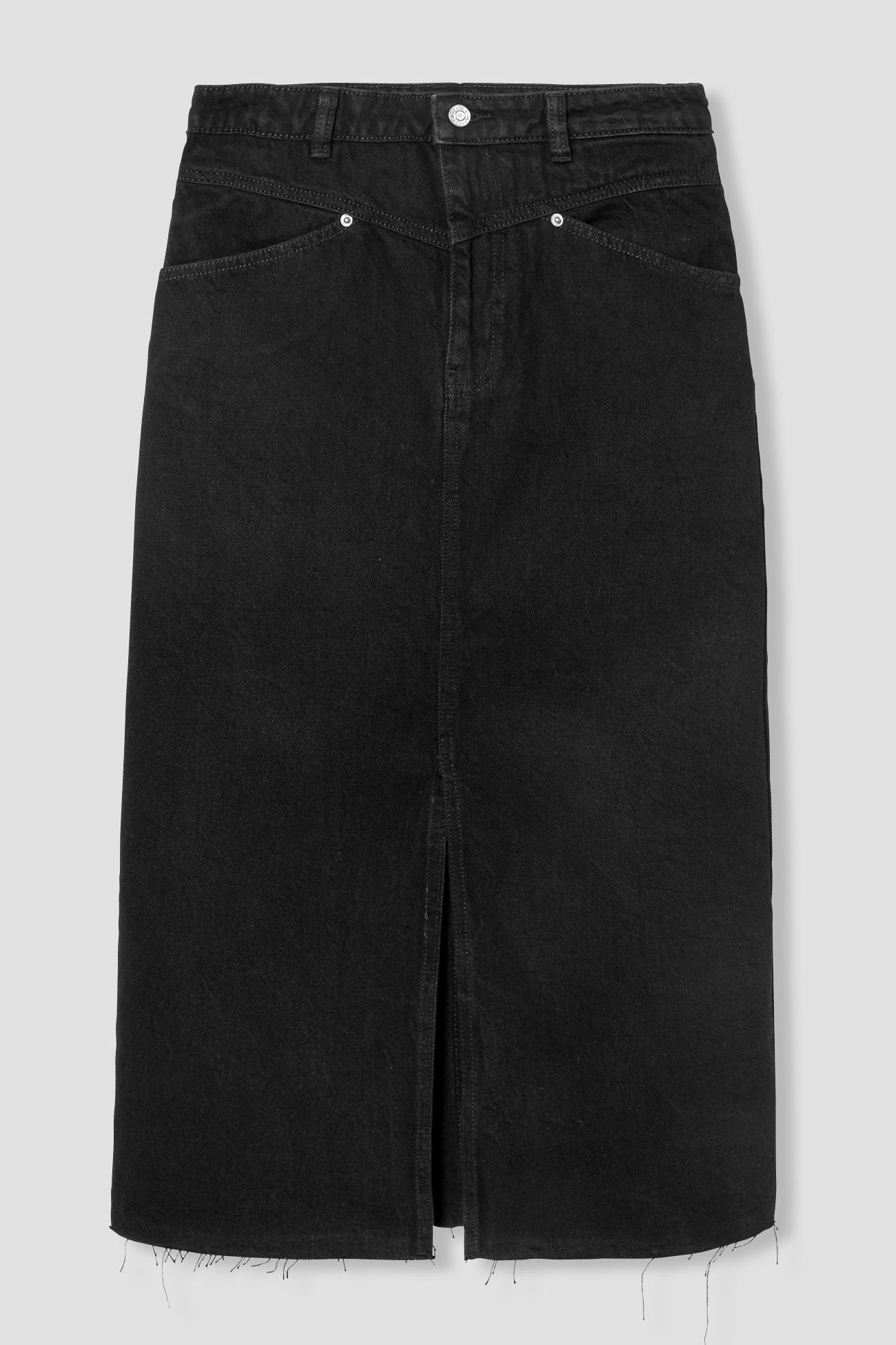 Jupe midi en jean Femme