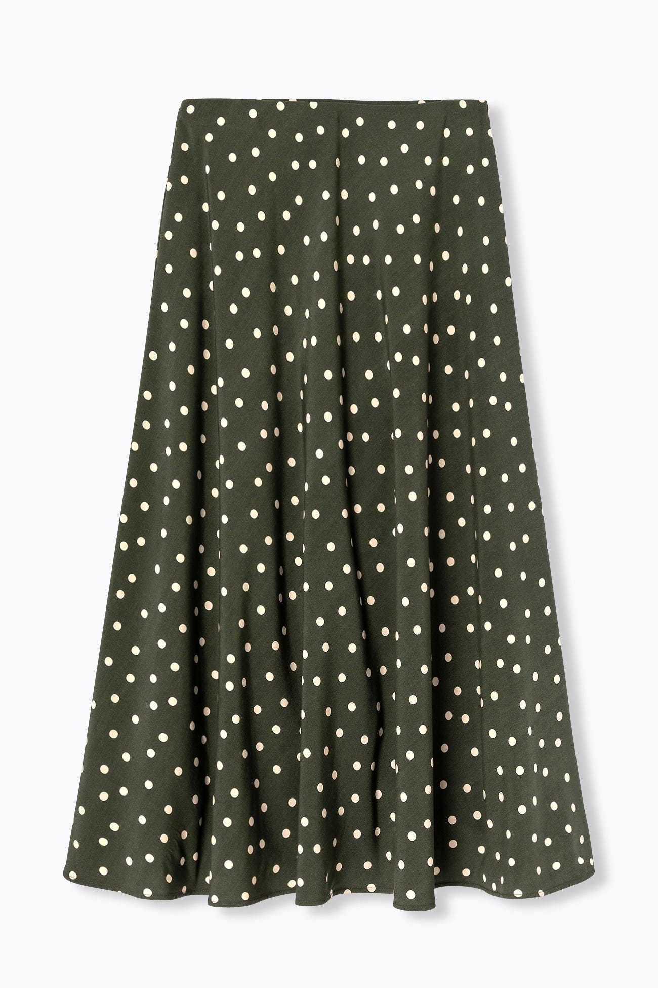 Jupe longue à pois Femme
