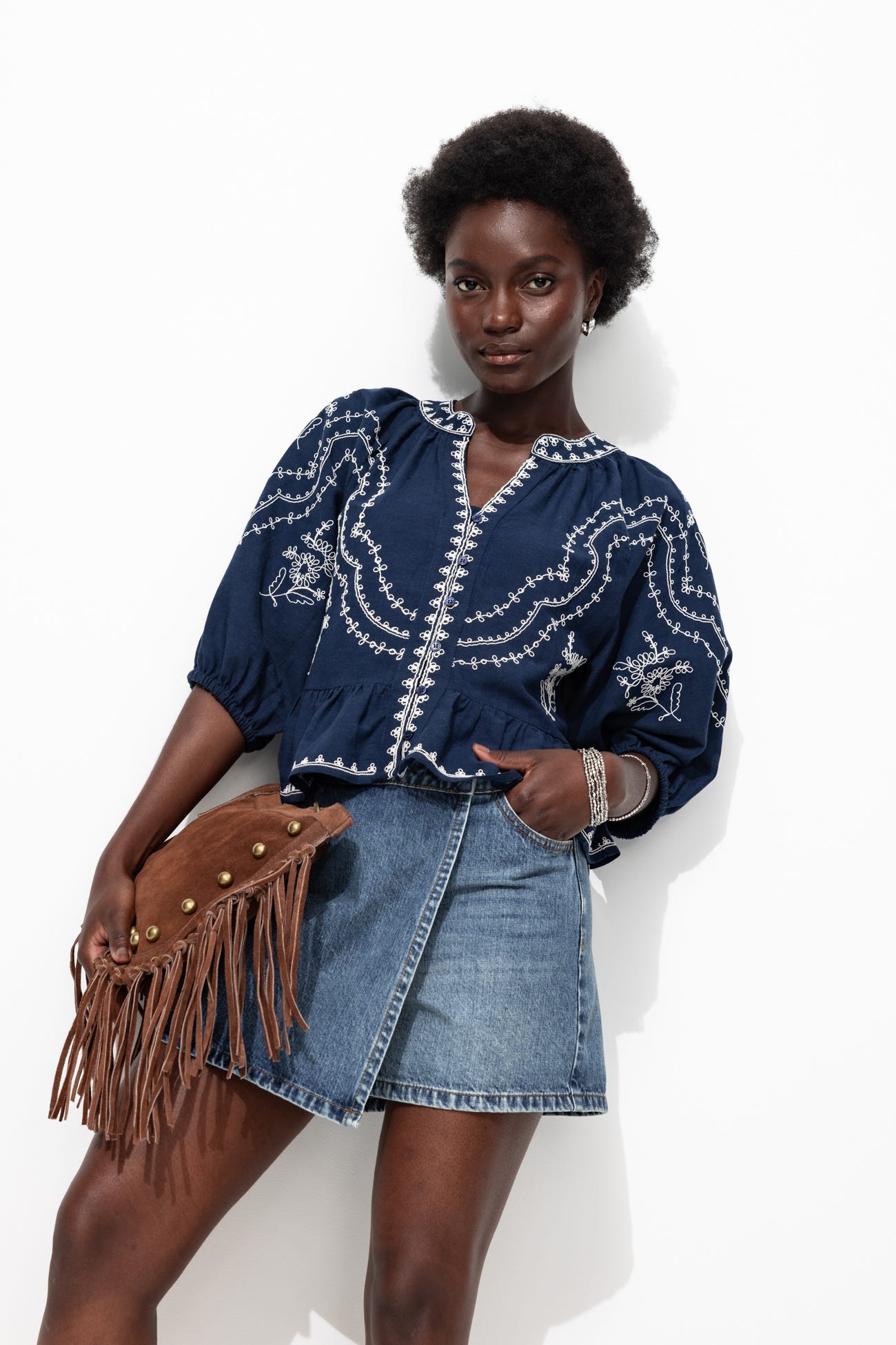 Jeans-Skort