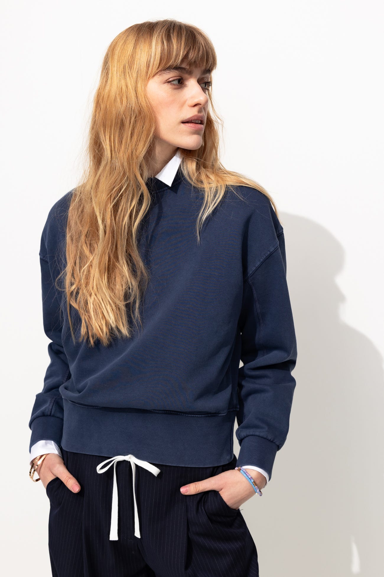 Sweat-shirt uni Femme