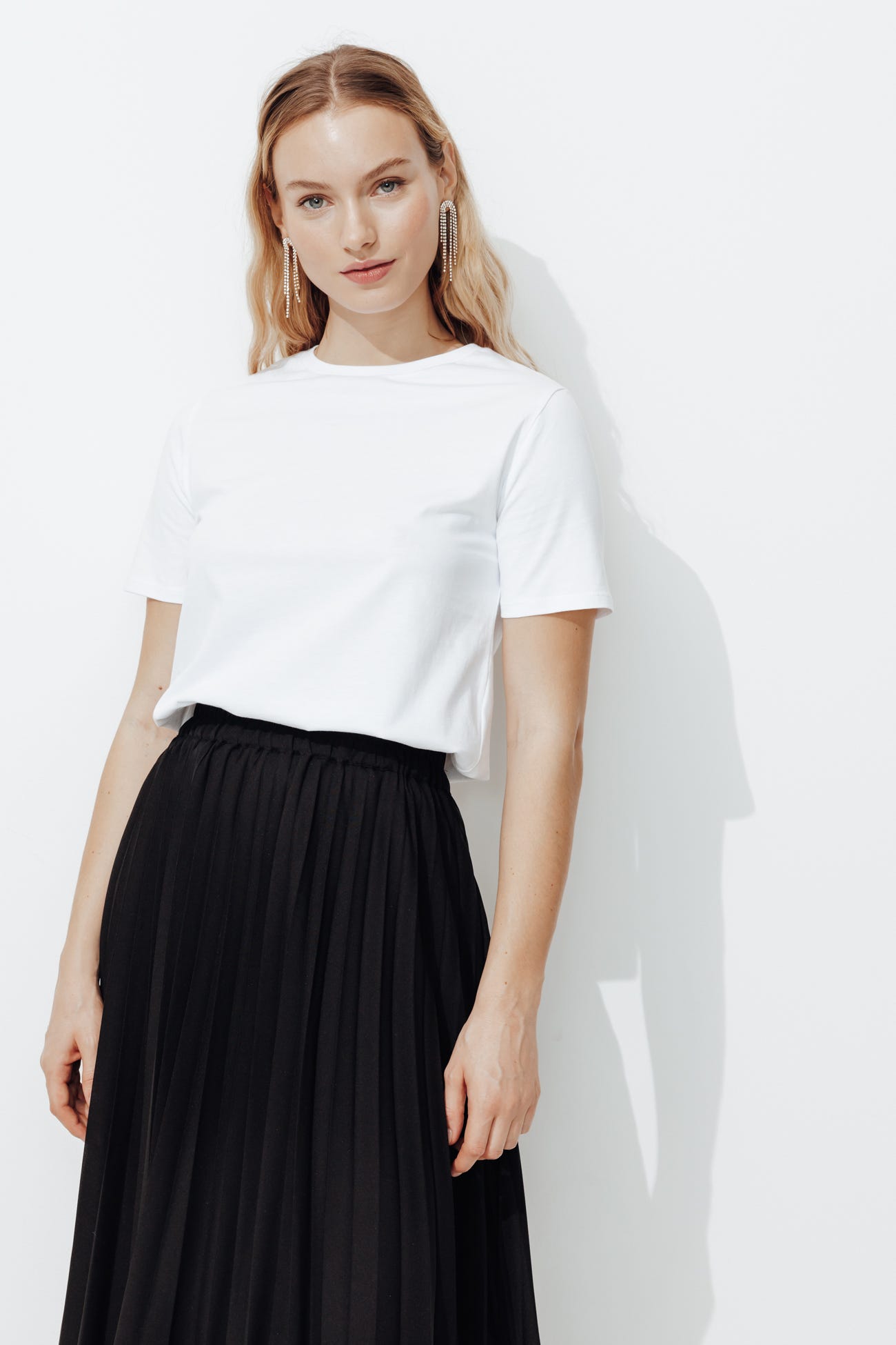 Eco-design round-neck top