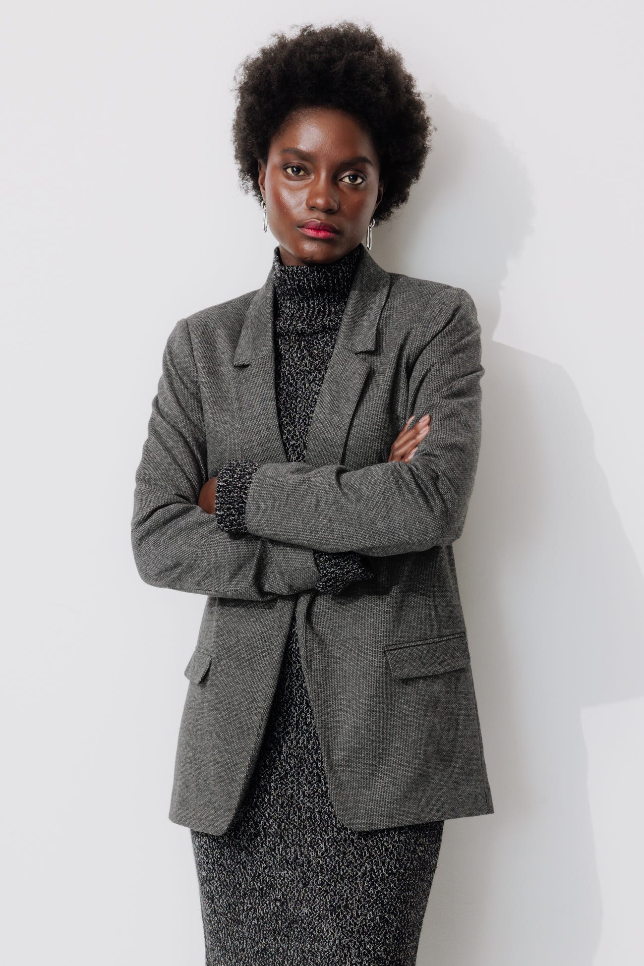 Veste de tailleur effet chiné