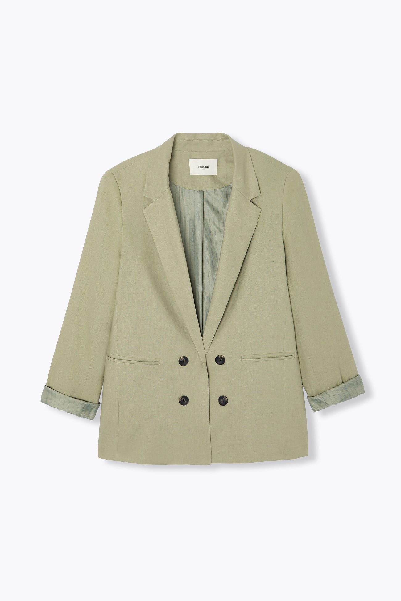 Blazer mit Leinenanteil
