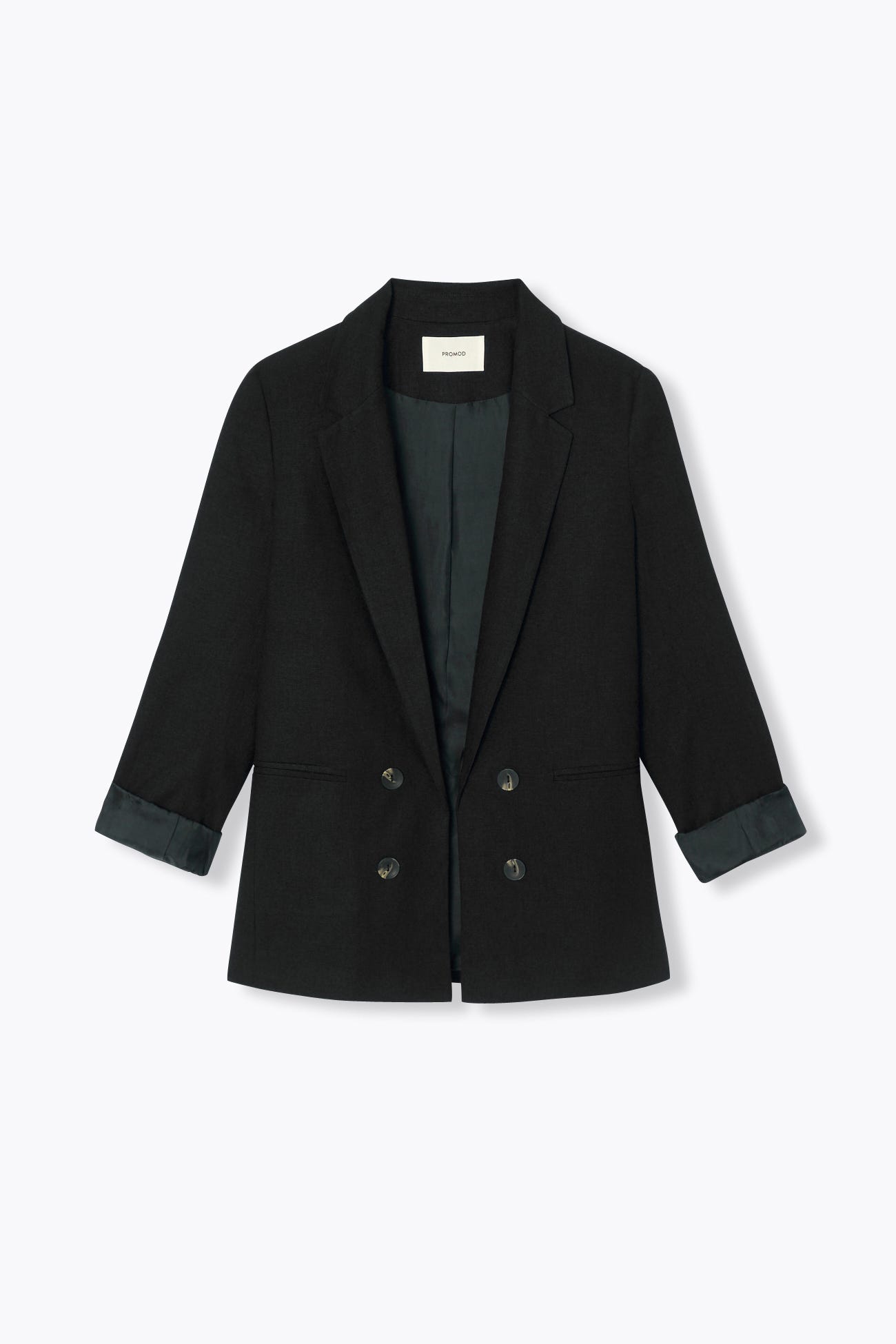 Blazer en mezcla de lino