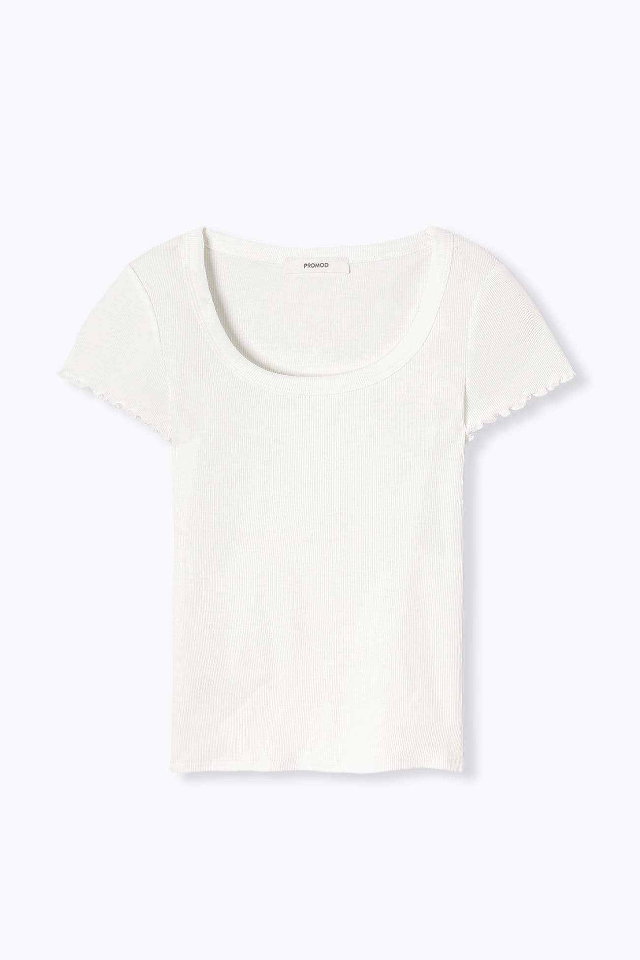 T-shirt côtelé Femme