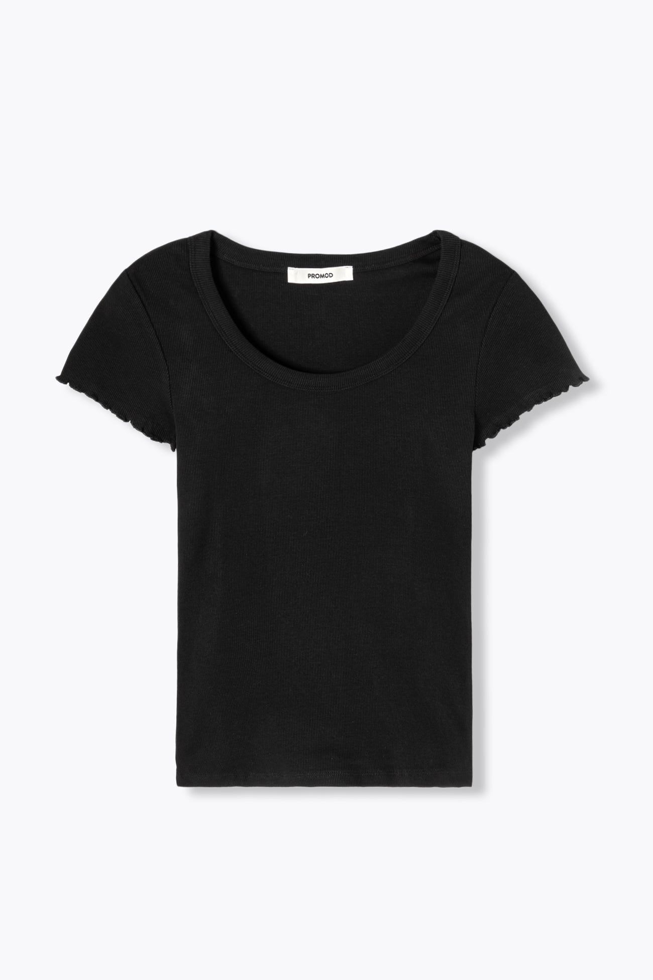 T-shirt côtelé Femme