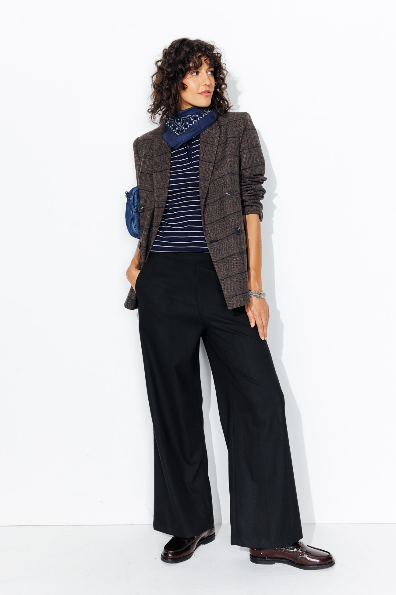 Flared High Waist-Hose