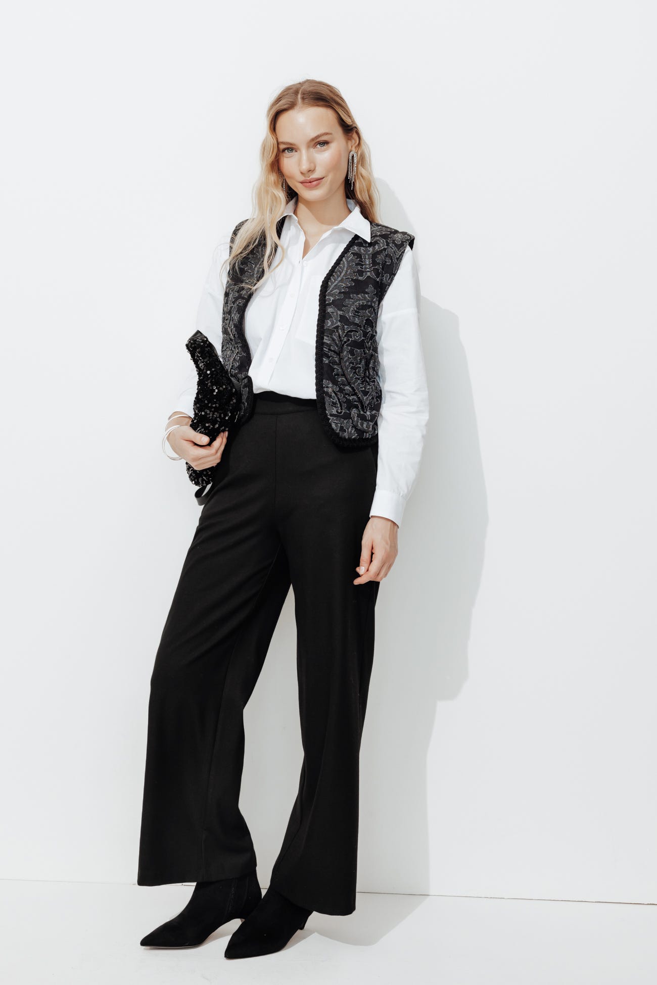 Pantalon large Femme