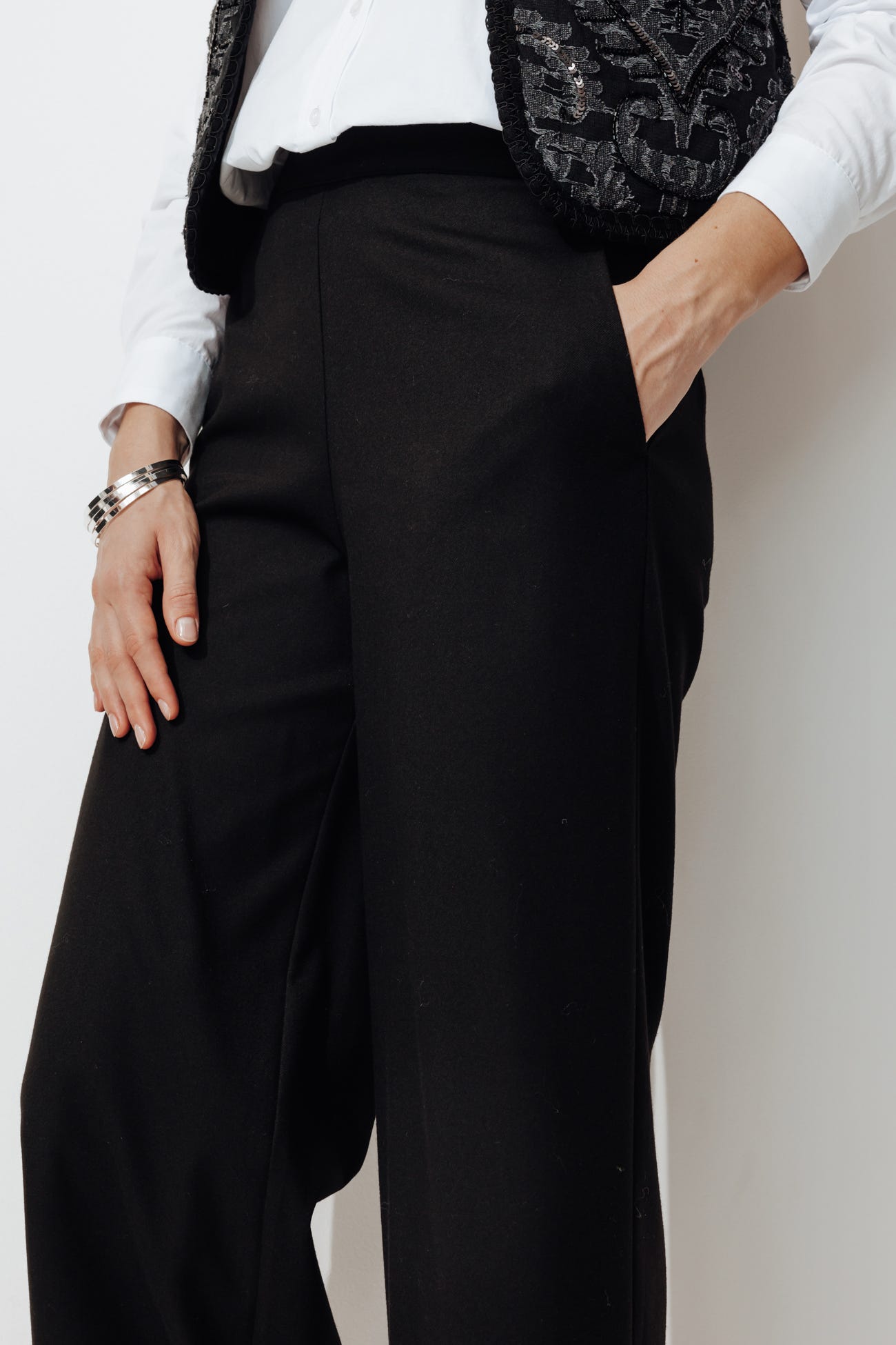 Pantalon large Femme