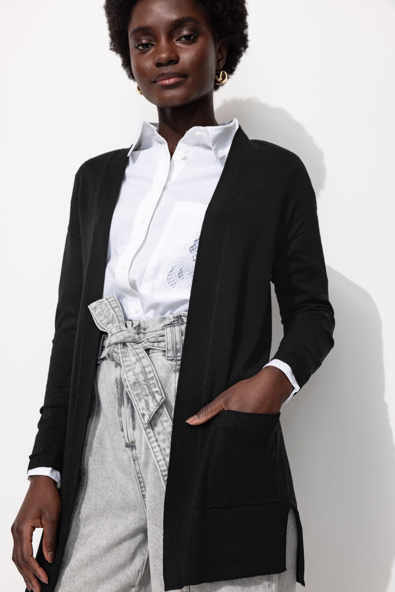 Maxi cardigan eco design