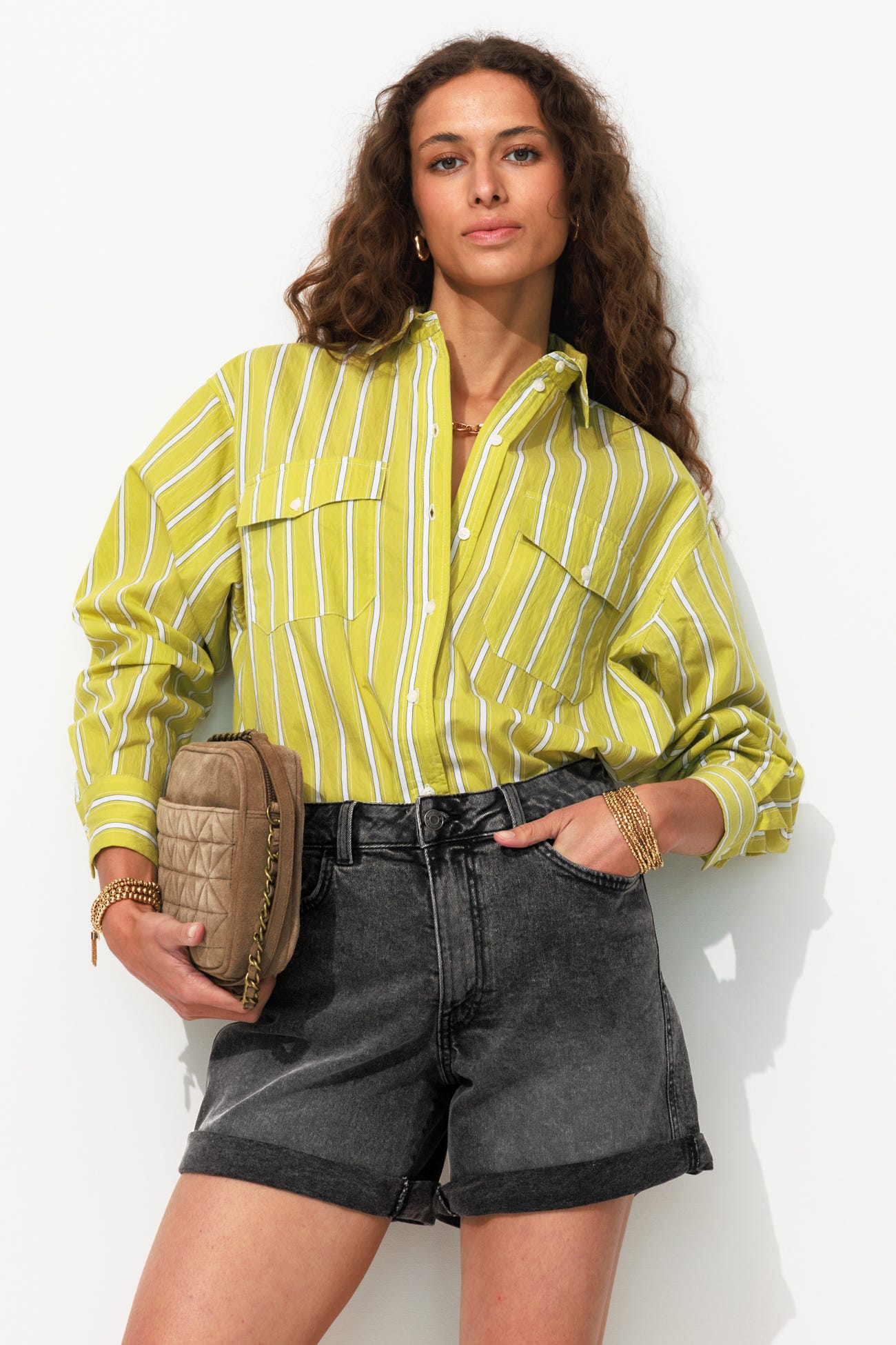 Short en toile Femme