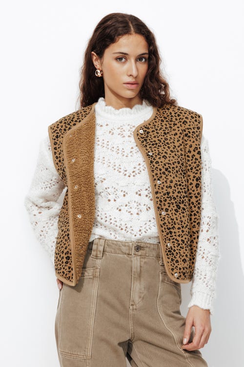 PALOMA en moumoute léopard