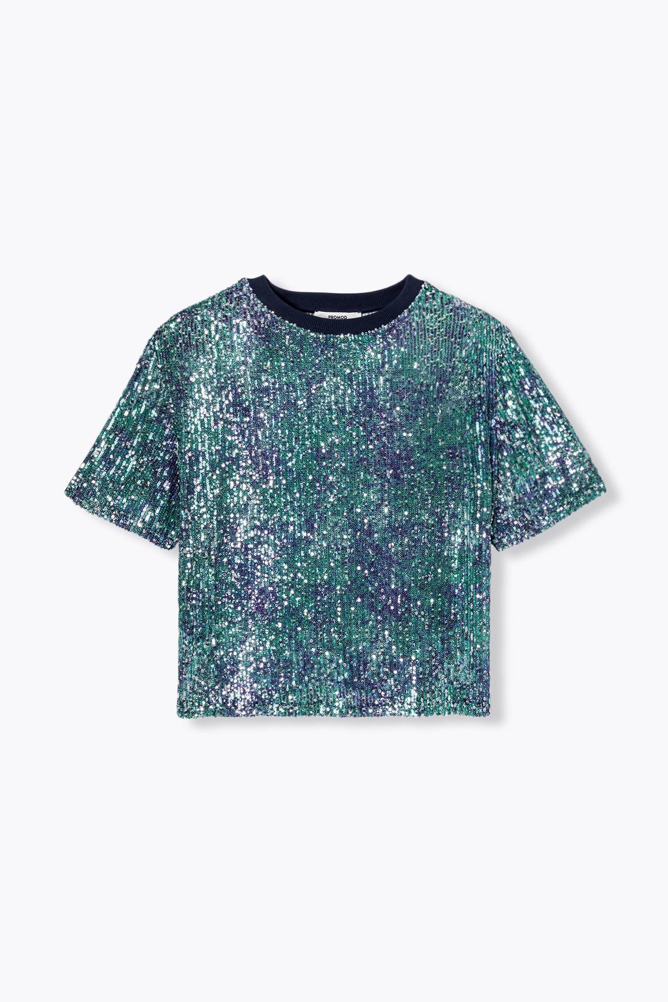 T-shirt con paillettes