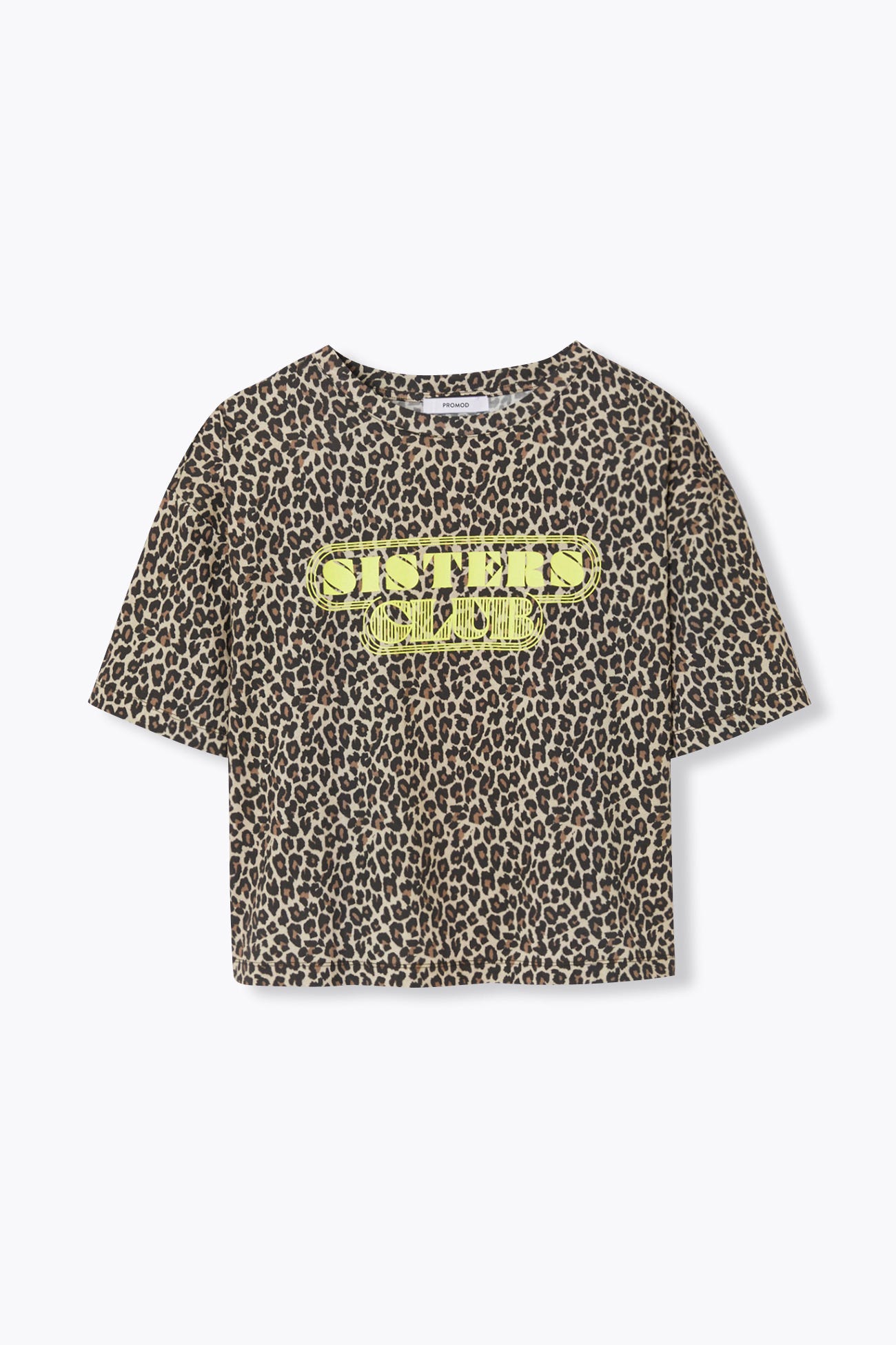 T-shirt Sisters Club léopard