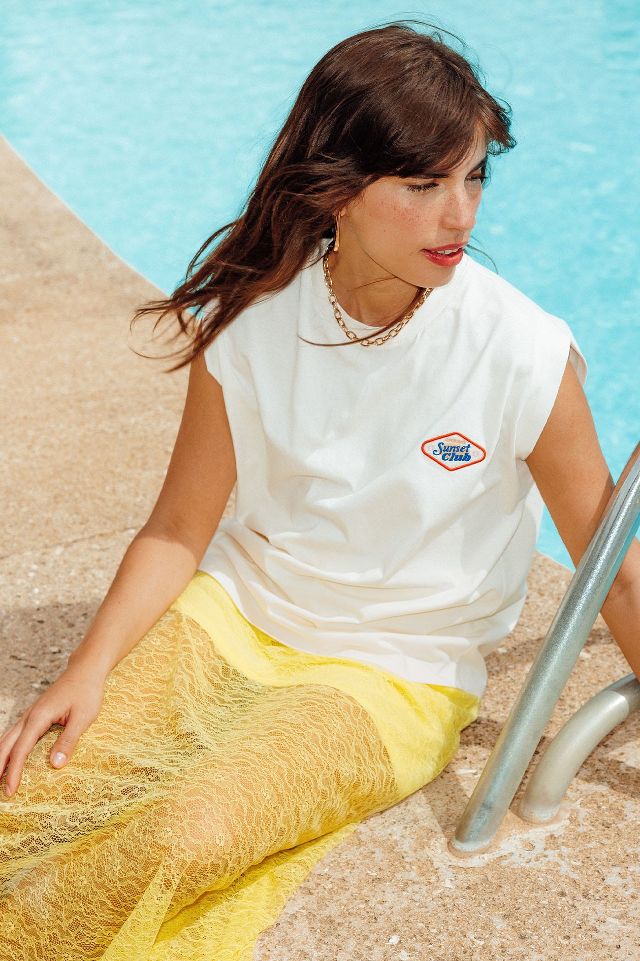 Camiseta con parche