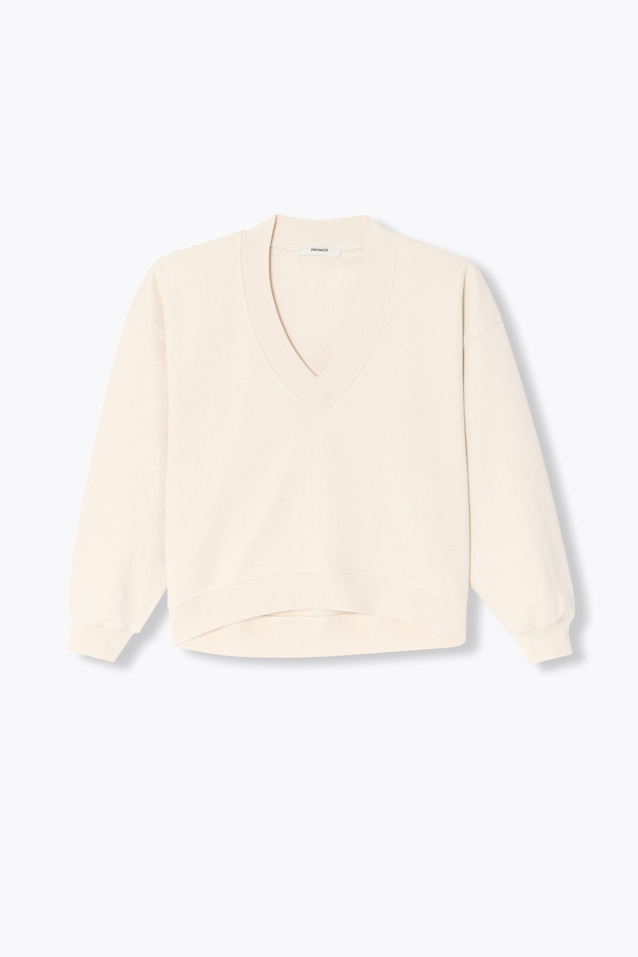 Sweat-shirt uni col V