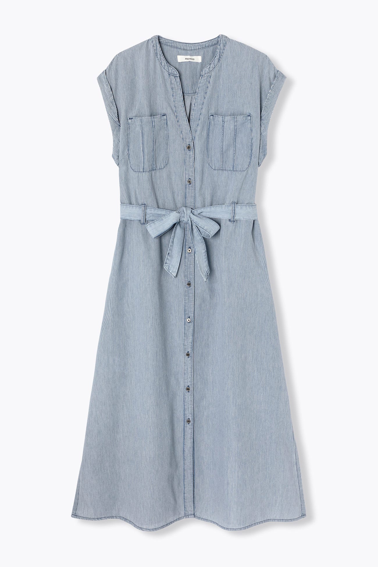 Robe-chemise rayée Femme