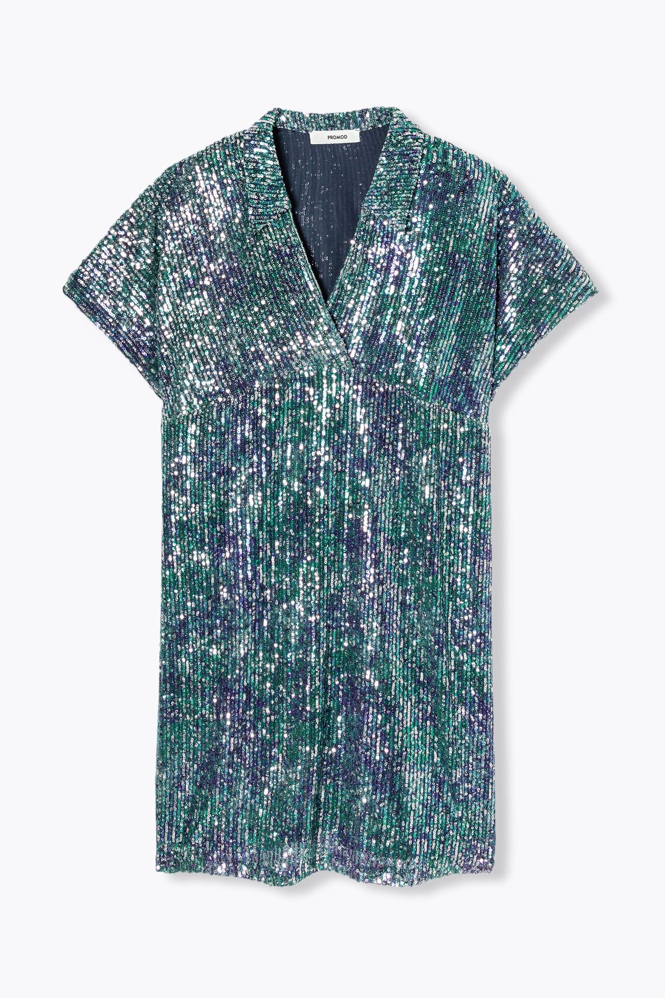 Vestido corto lentejuelas