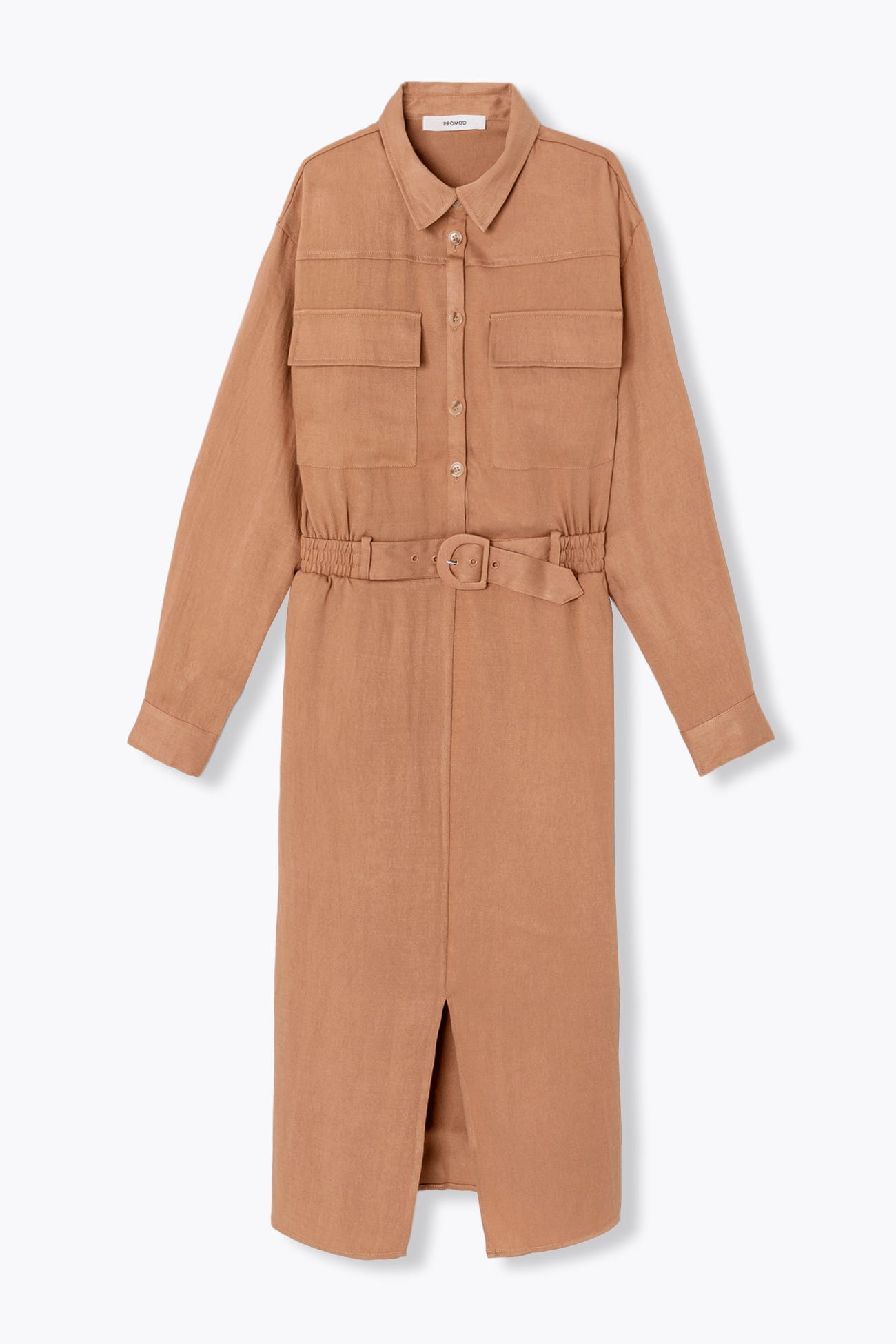 Vestido safari midi
