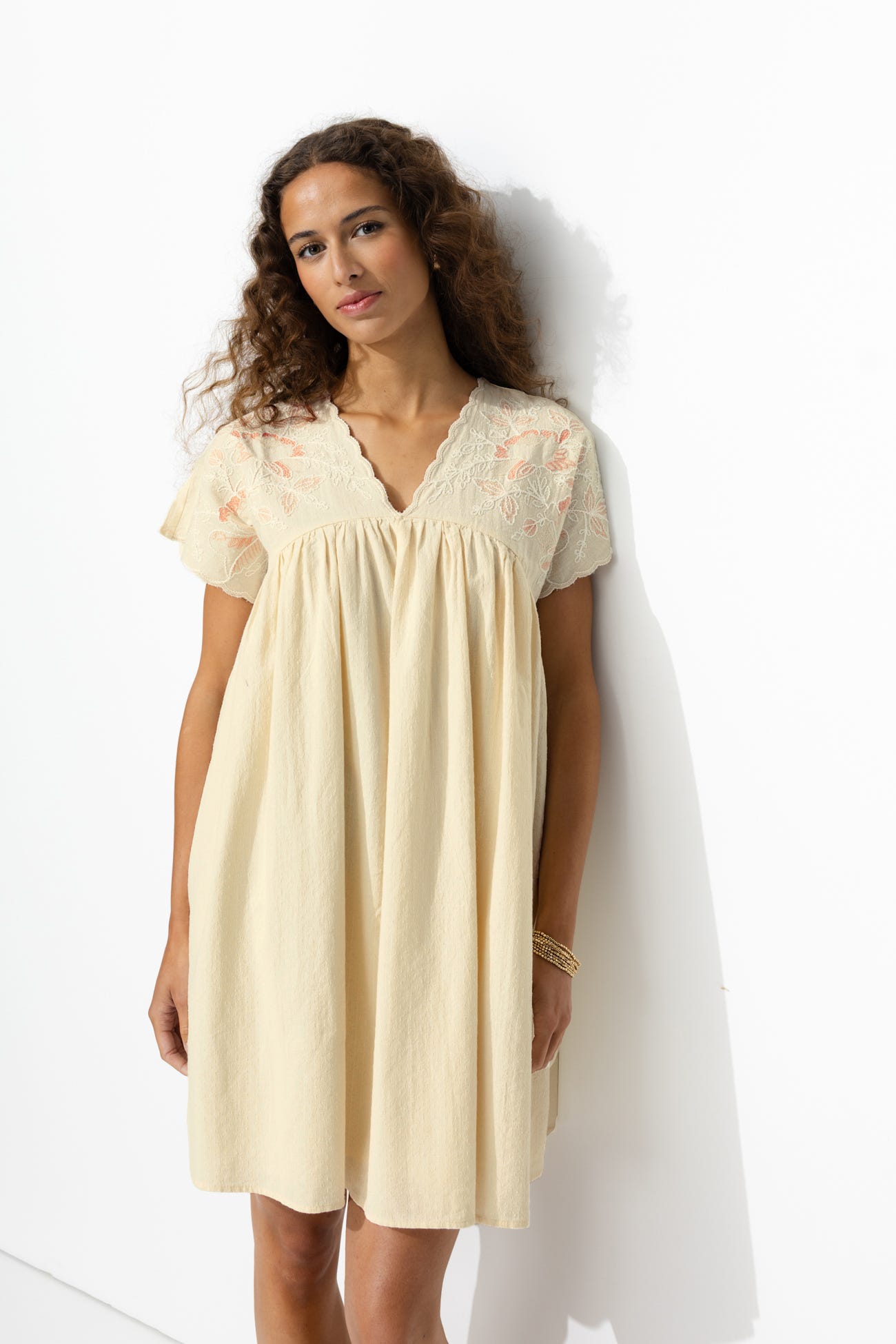 Robe courte babydoll Femme