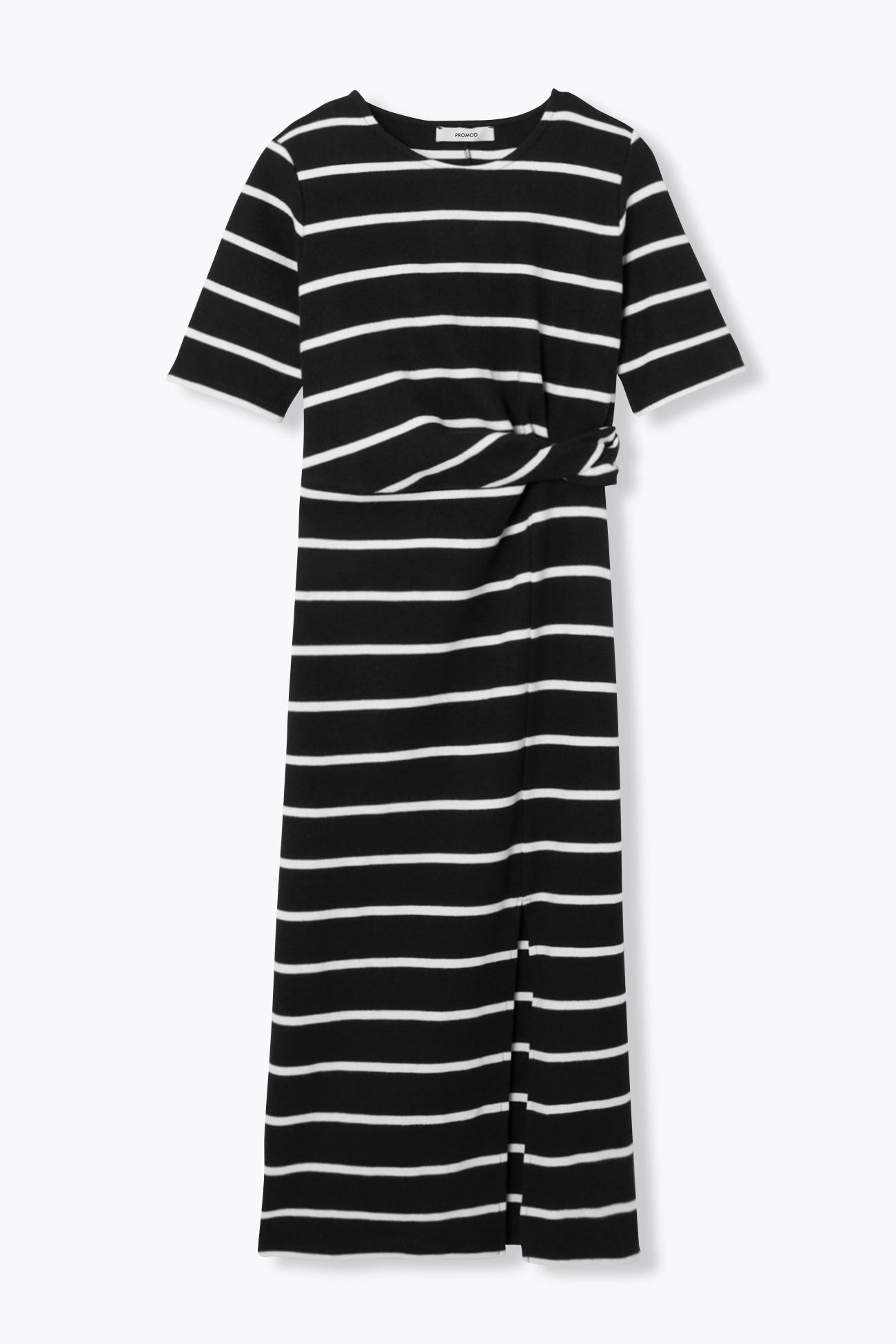 Robe midi marinière Femme